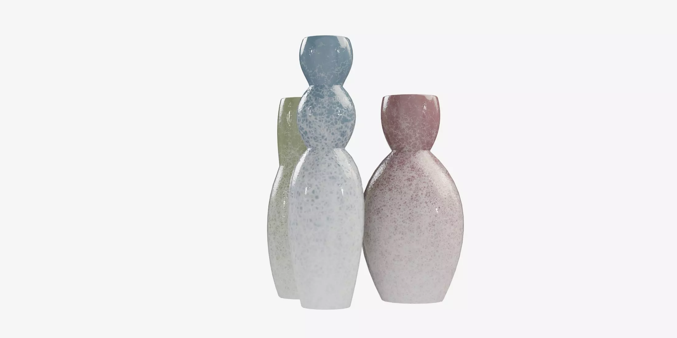 Decorative Vases 01 Low-poly 3D model_6