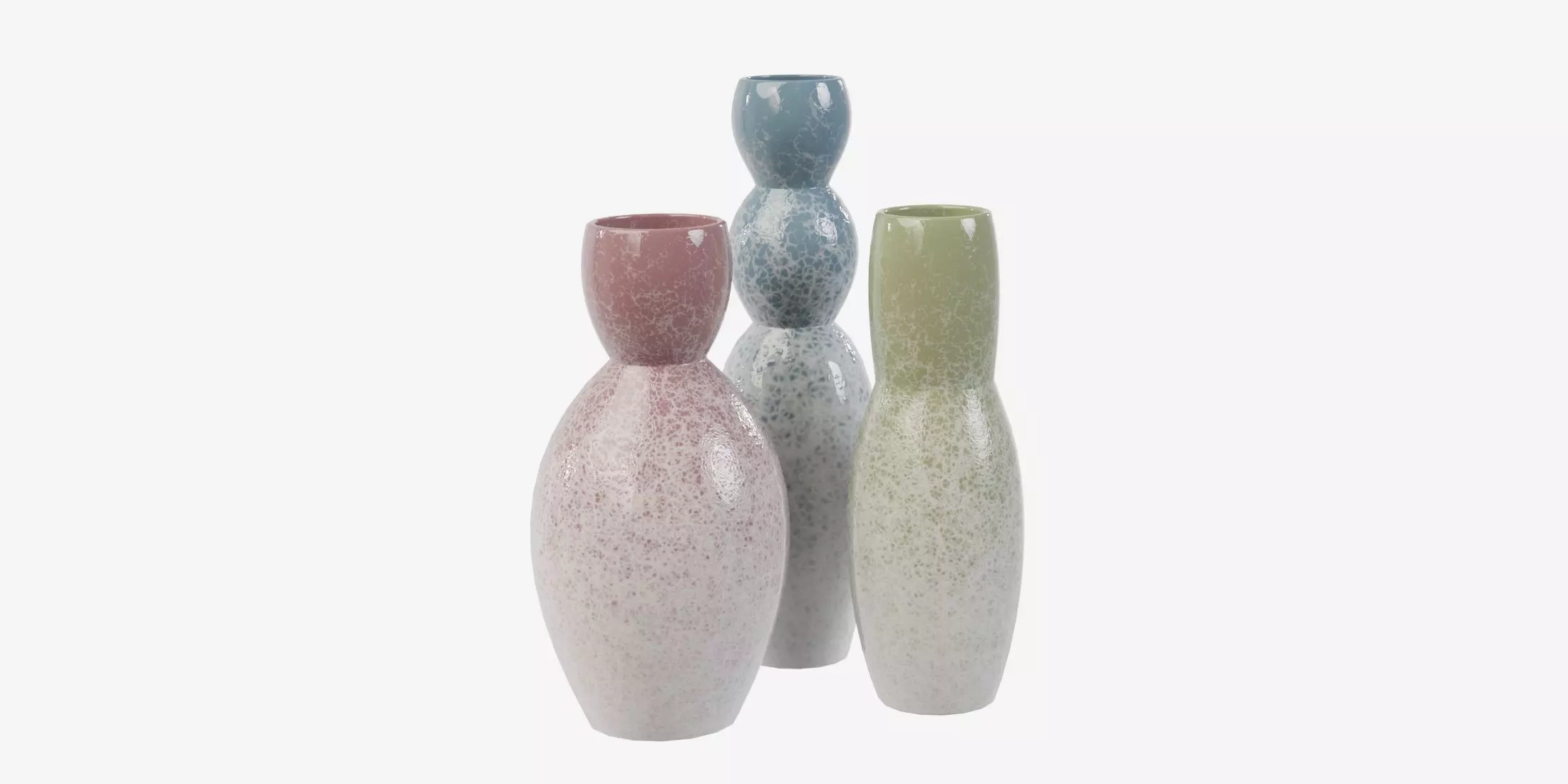 Decorative Vases 01 Low-poly 3D model_1