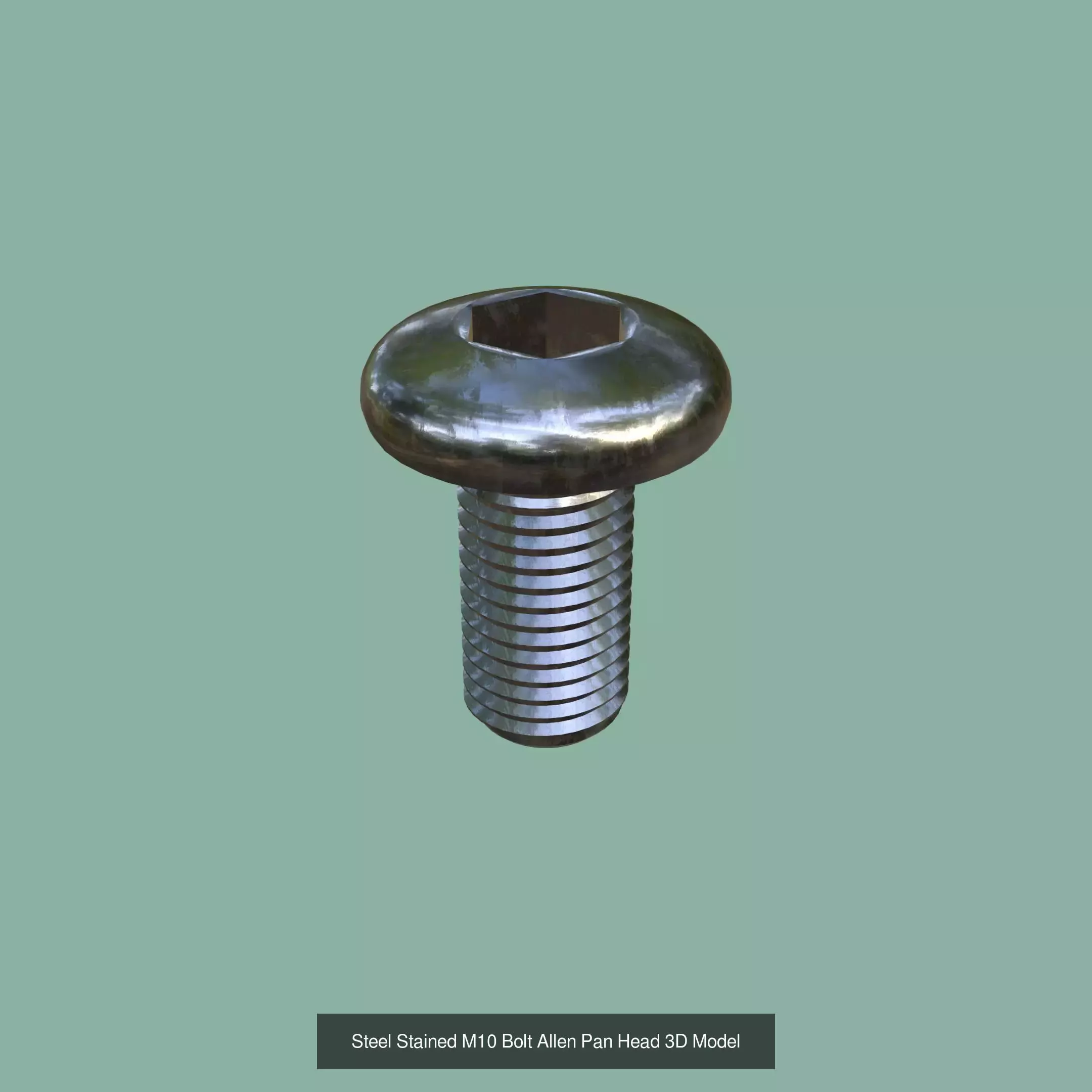 Collection of Steel Stained M3 to M12 Bolt Allen Pan Head _7