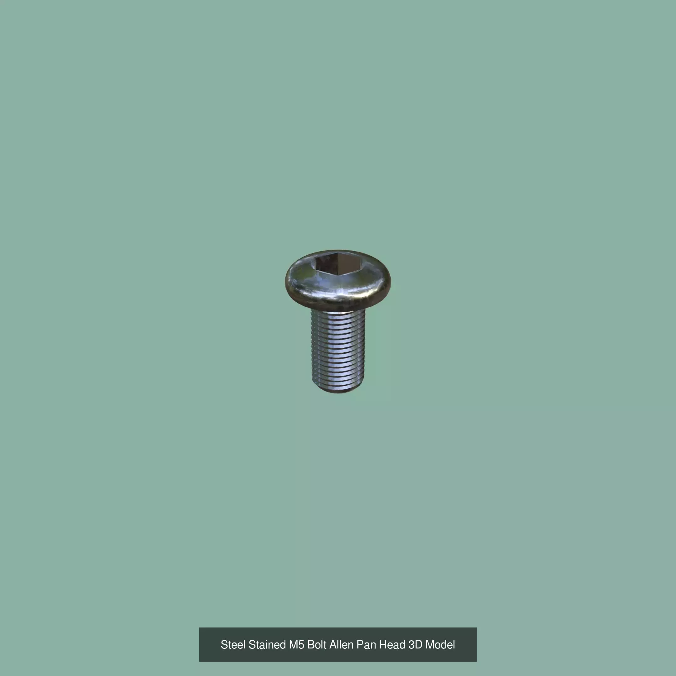 Collection of Steel Stained M3 to M12 Bolt Allen Pan Head _4