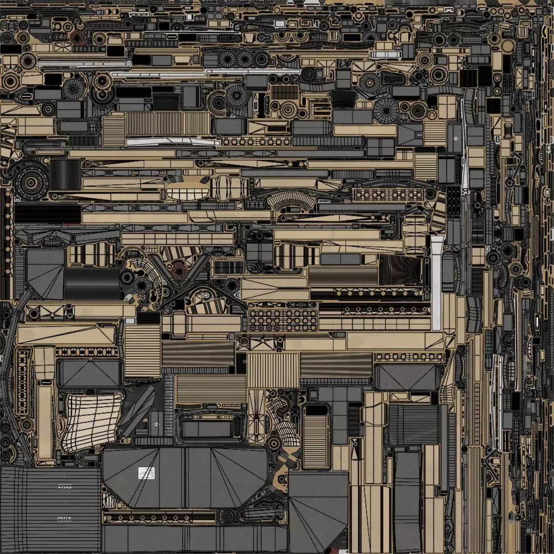 Machine Gun 16 Sandal All PBR Unity UE Textures Low-poly 3D model_58