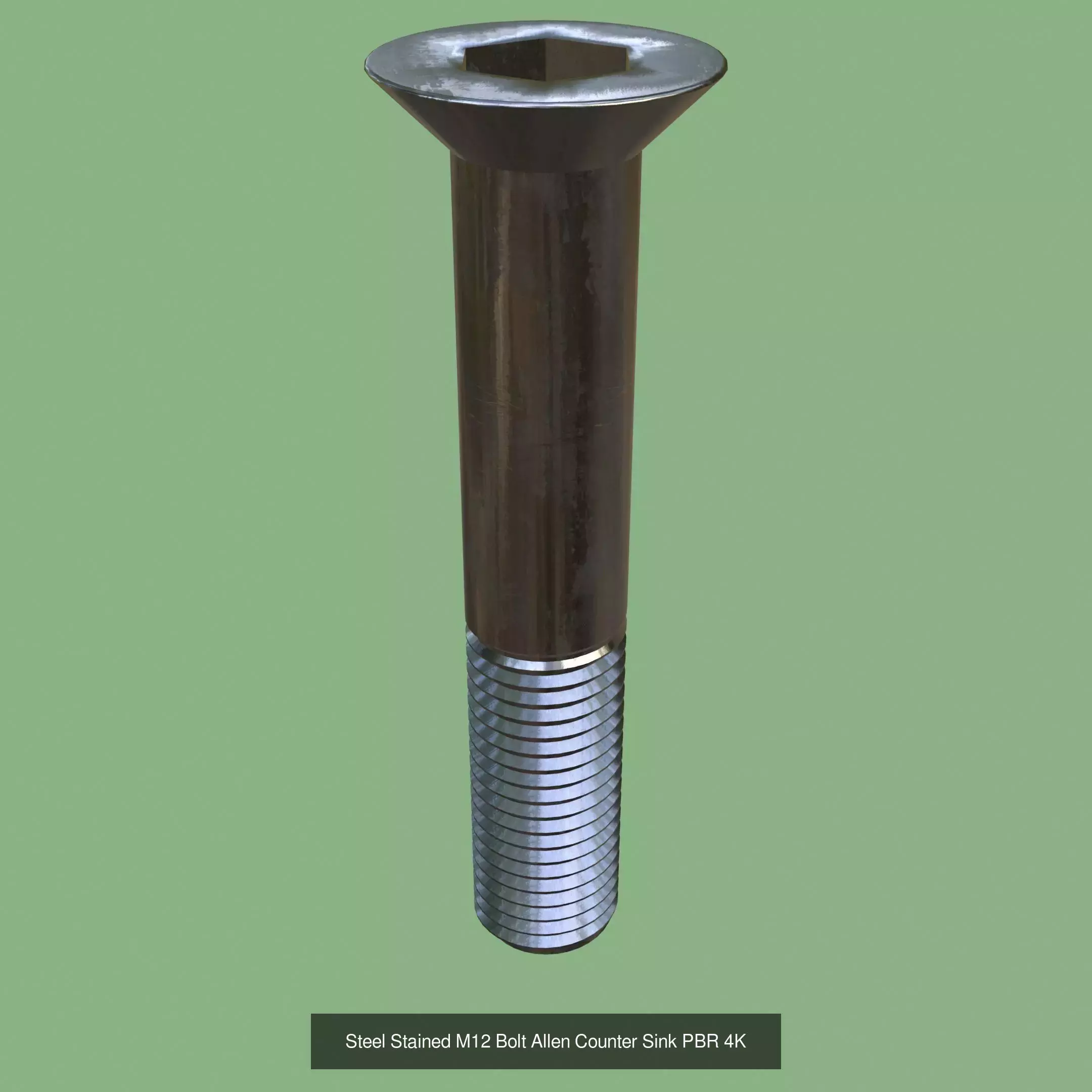 Collection Steel Stained Bolt Allen Counter Sink PBR 4K _8