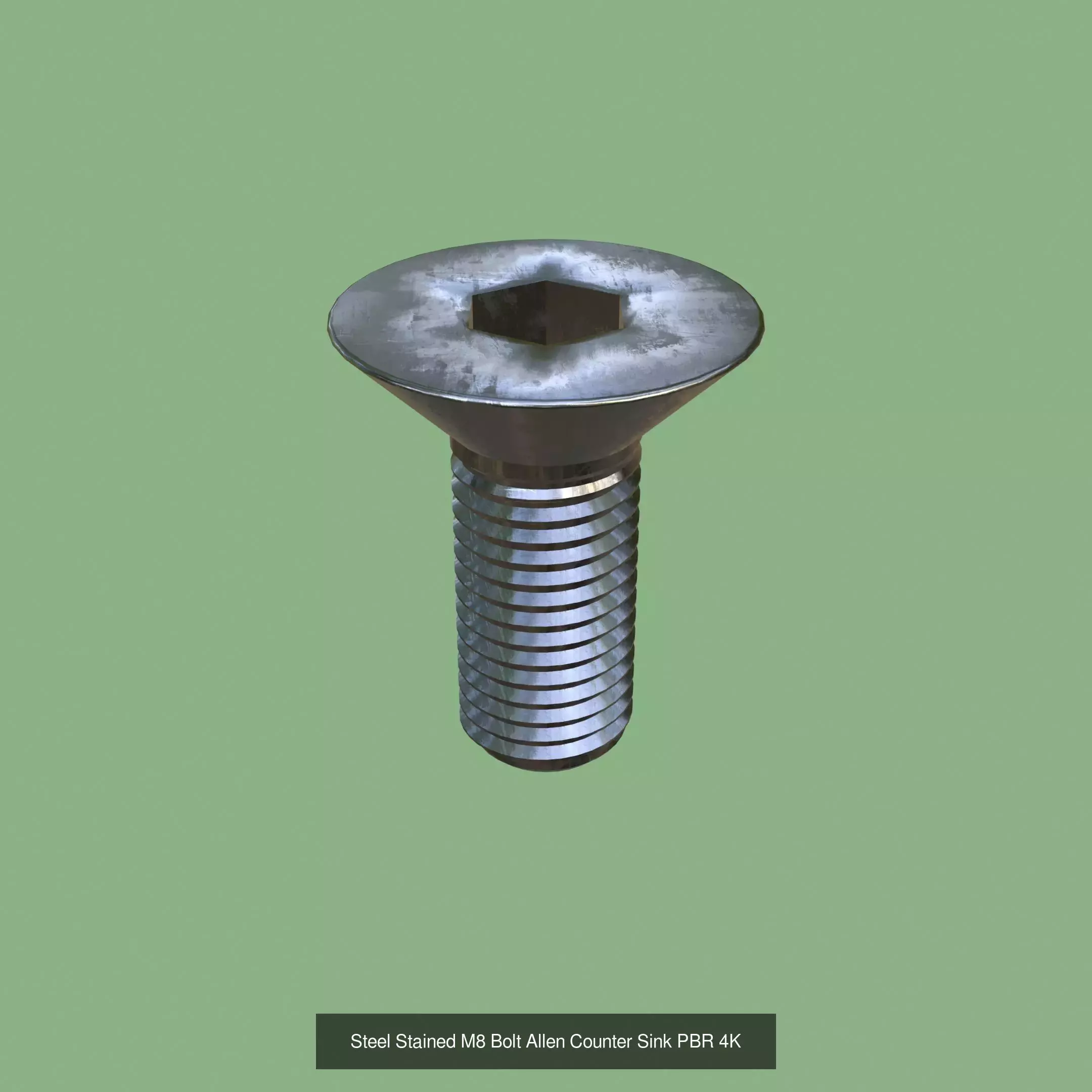 Collection Steel Stained Bolt Allen Counter Sink PBR 4K _6
