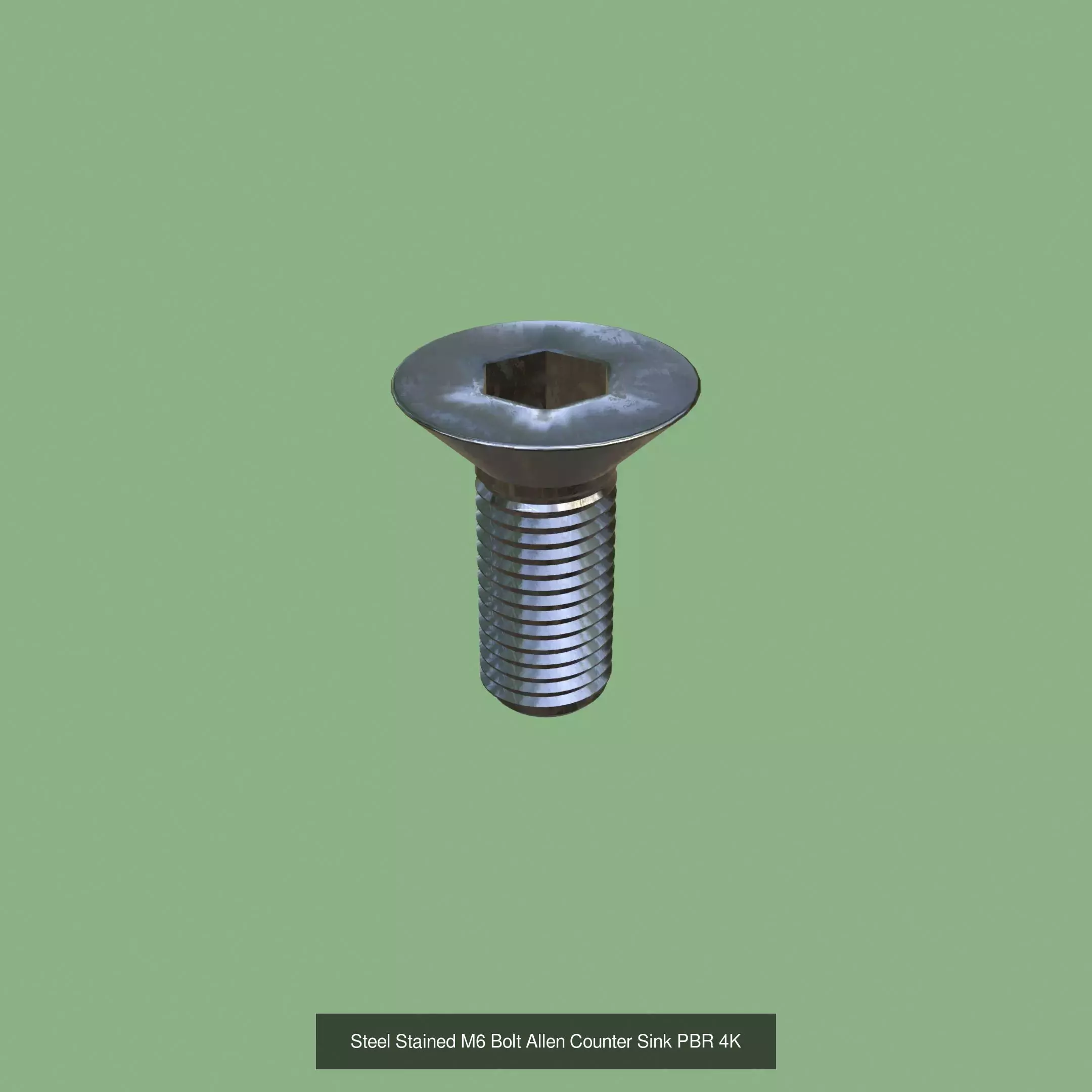 Collection Steel Stained Bolt Allen Counter Sink PBR 4K _5