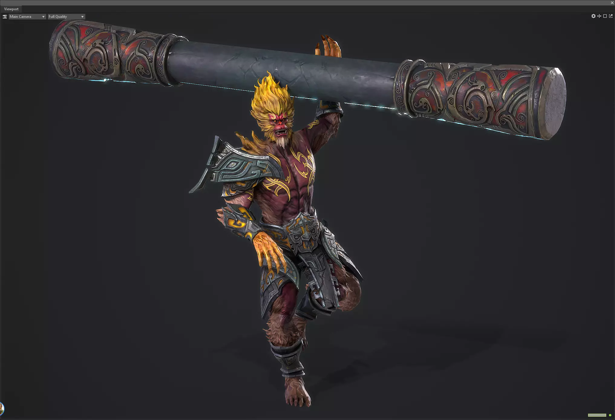 Sun Wukong Low-poly 3D model_15
