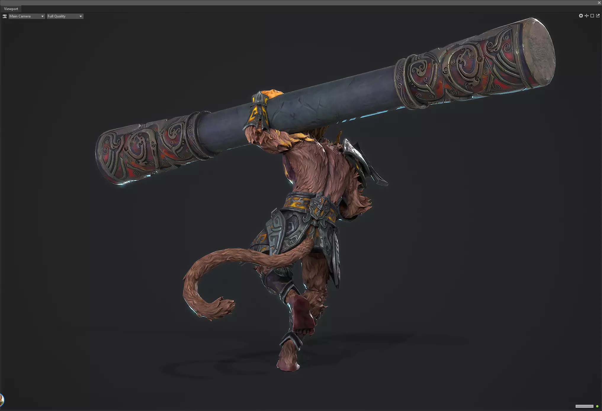 Sun Wukong Low-poly 3D model_4