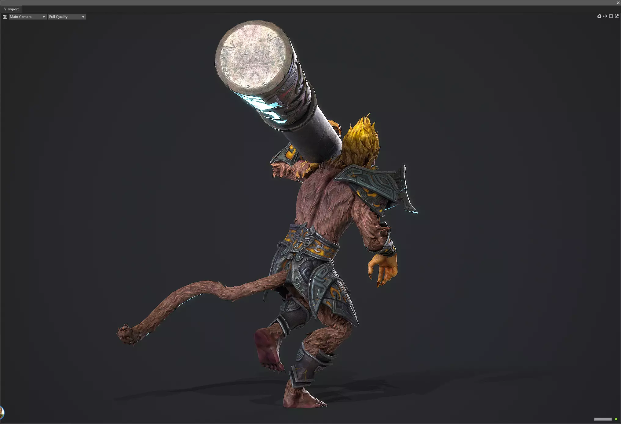 Sun Wukong Low-poly 3D model_13