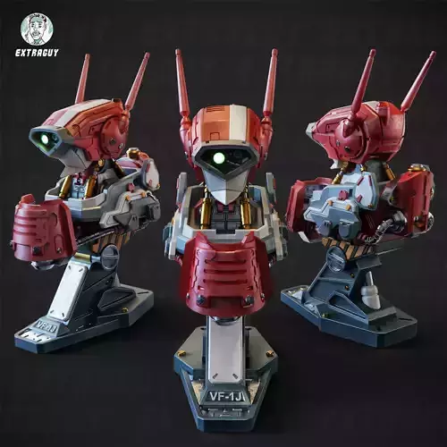 BF-1J Bald Terry 100mm Bust