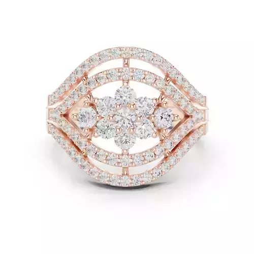 Round Diamond Split Shank Engagement Wedding Ring 3DM STL Video