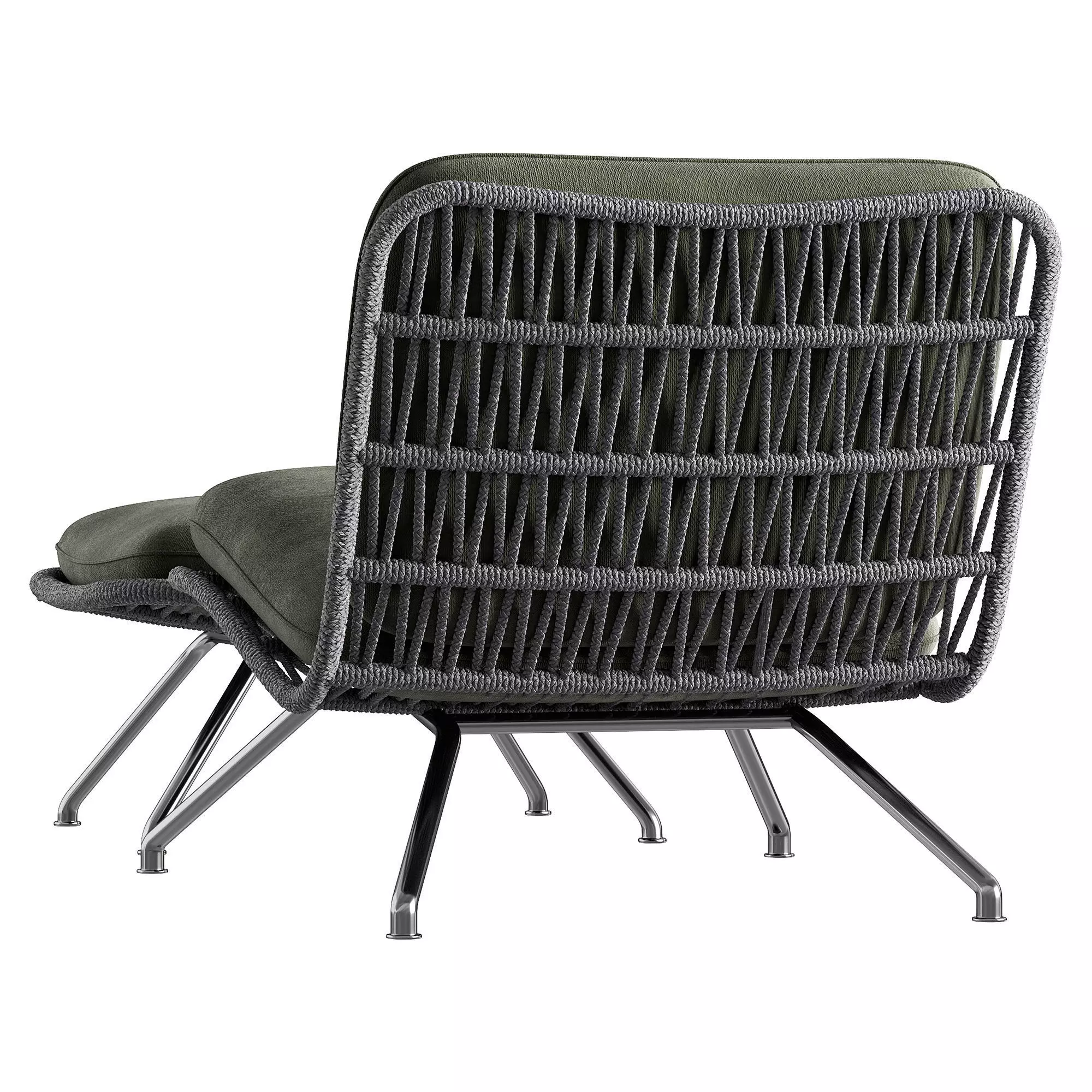 Maina stool chair 3D model_3