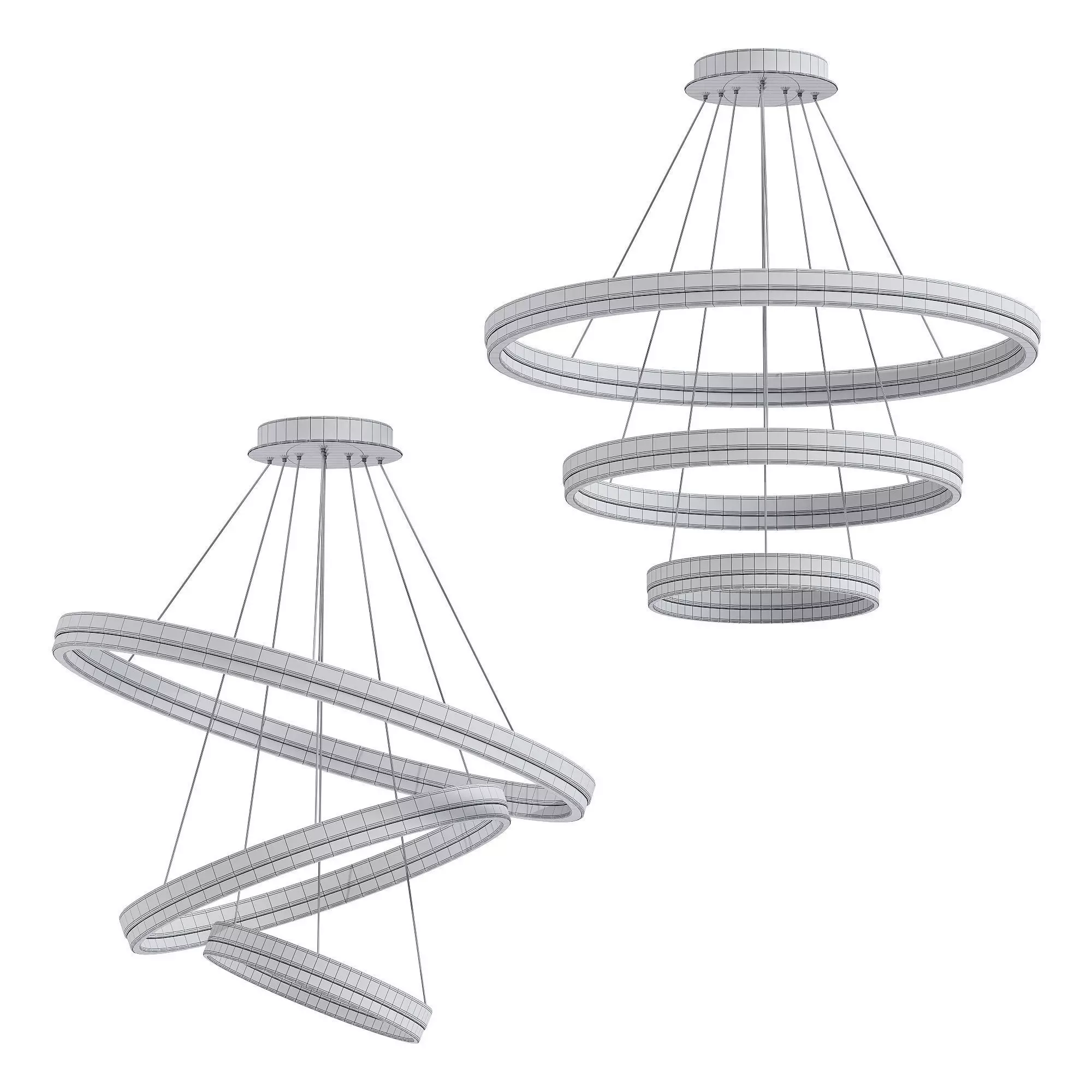 VKTECH Chandelie 3D model_3