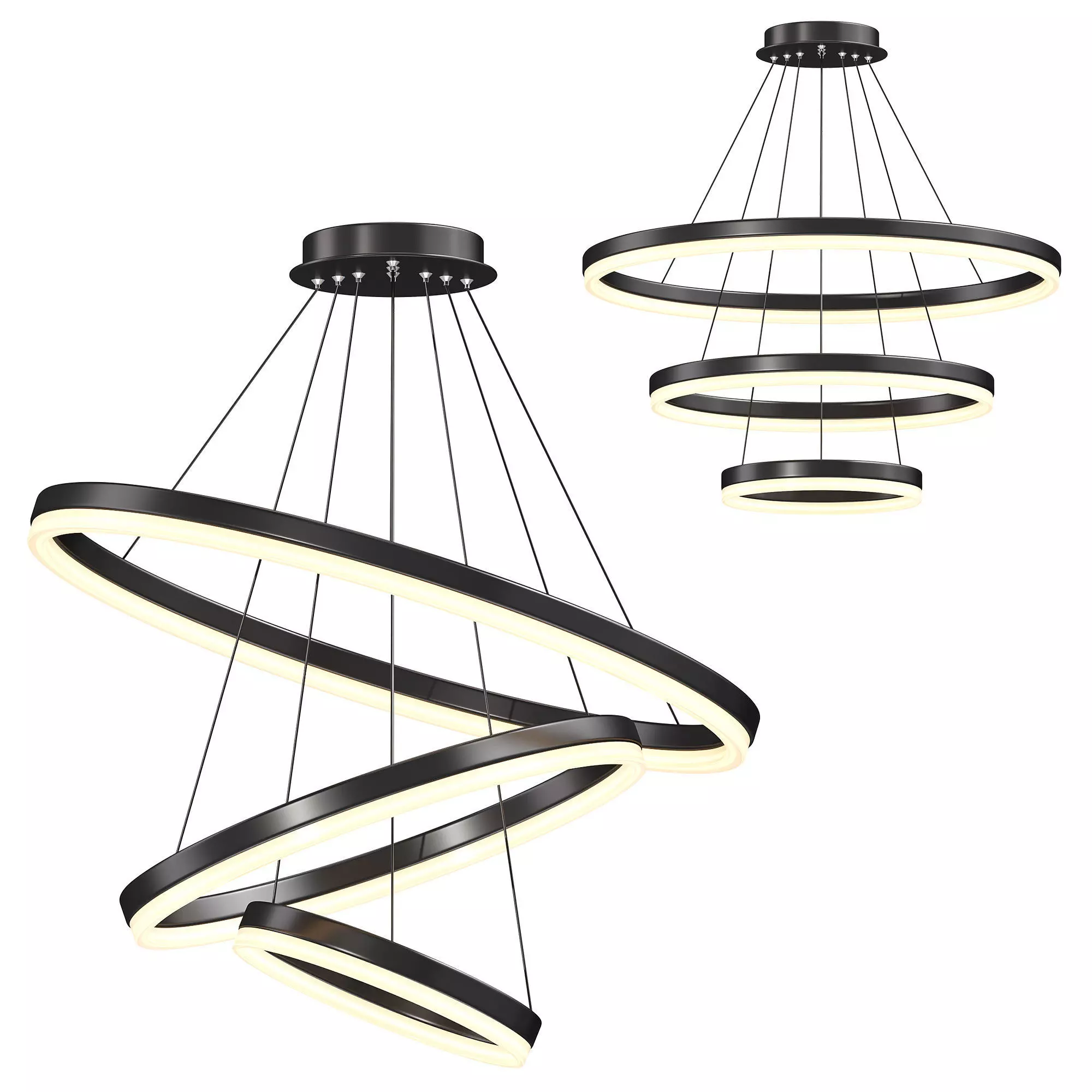 VKTECH Chandelie 3D model_0