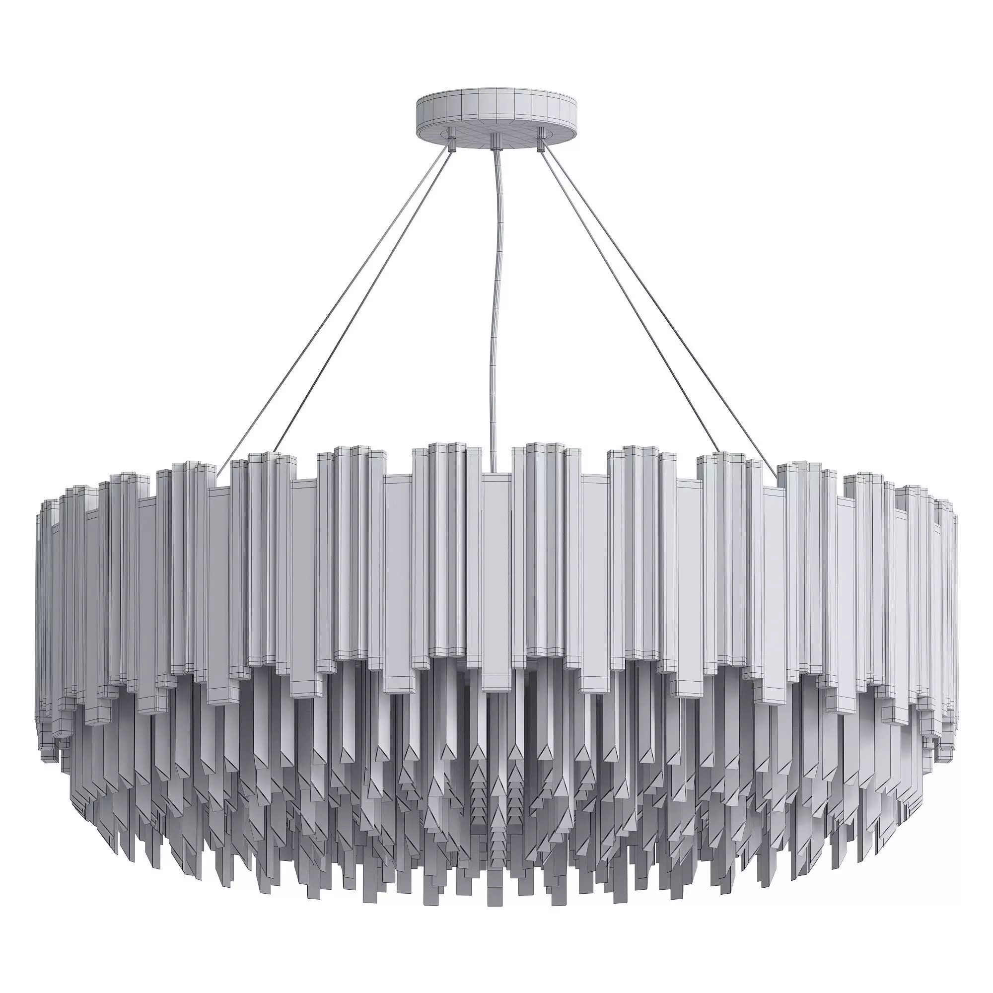 Luxurious Chandelier 3D model_3