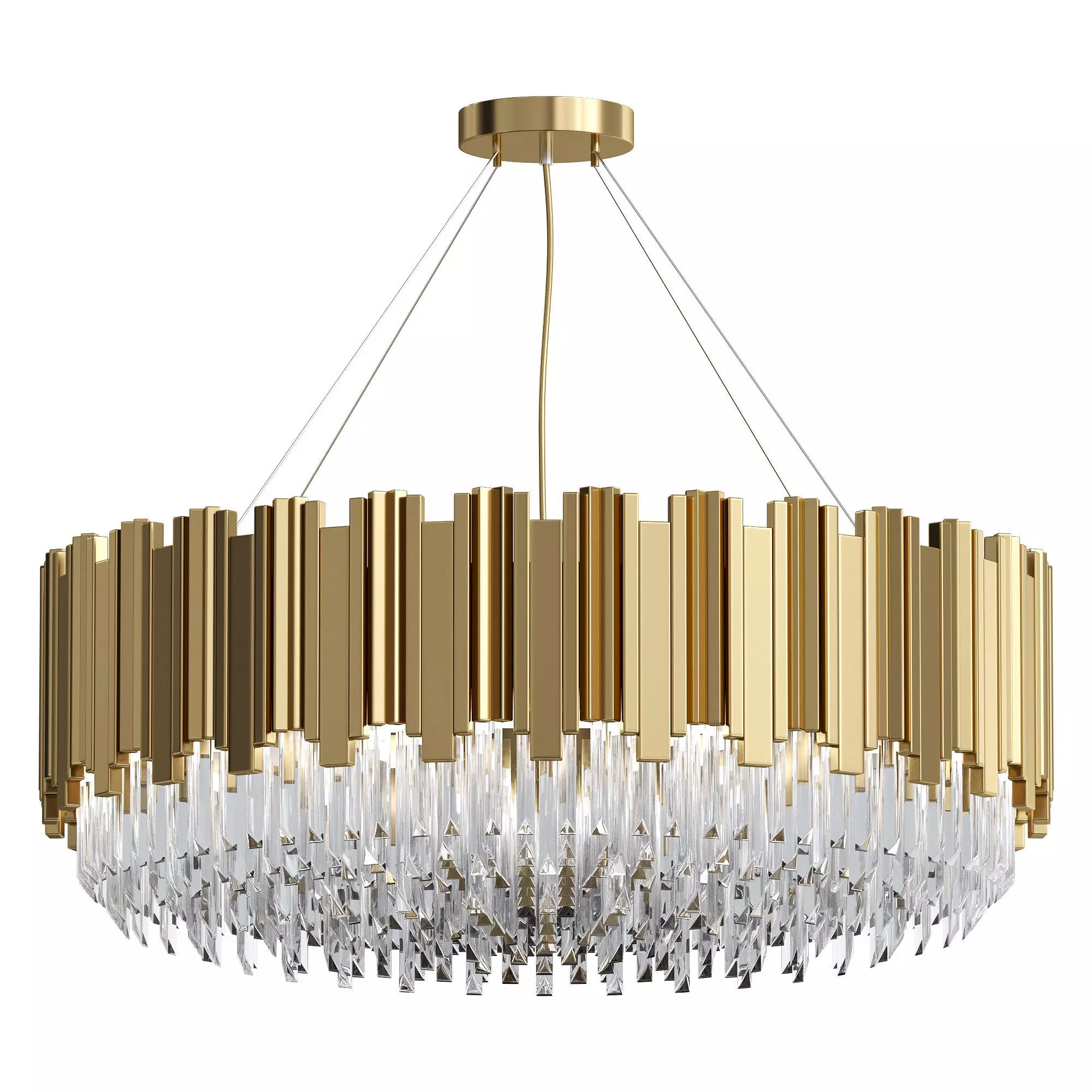 Luxurious Chandelier 3D model_0