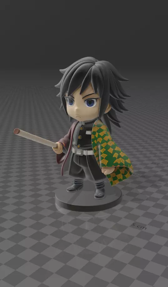Giyuu Tomioka demon slayer 3D print model_1