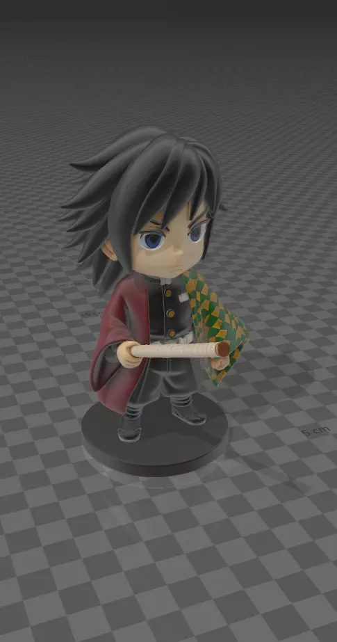 Giyuu Tomioka demon slayer 3D print model_2
