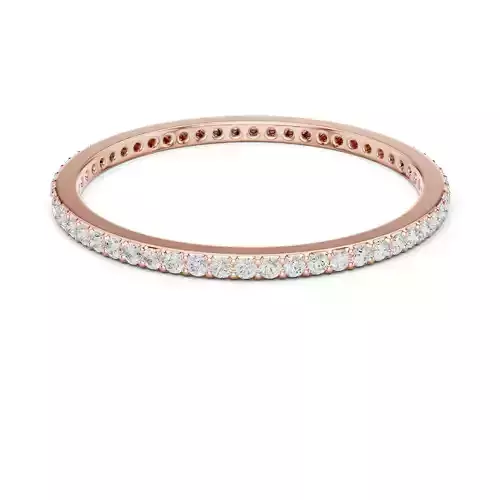 Full Eternity Tiny Round Diamond Wedding Band 3DM STL Video