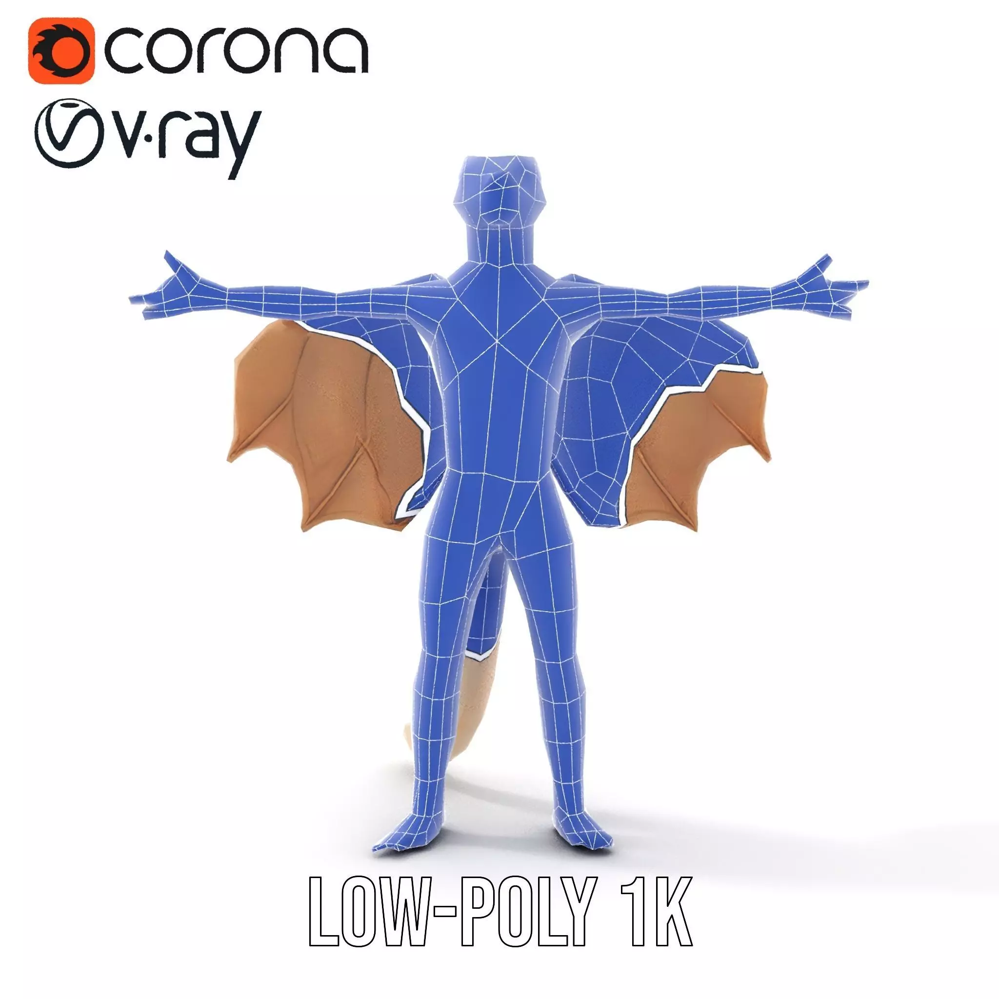 Fantasy Dragon Creature model pack Low-poly 3D model_26