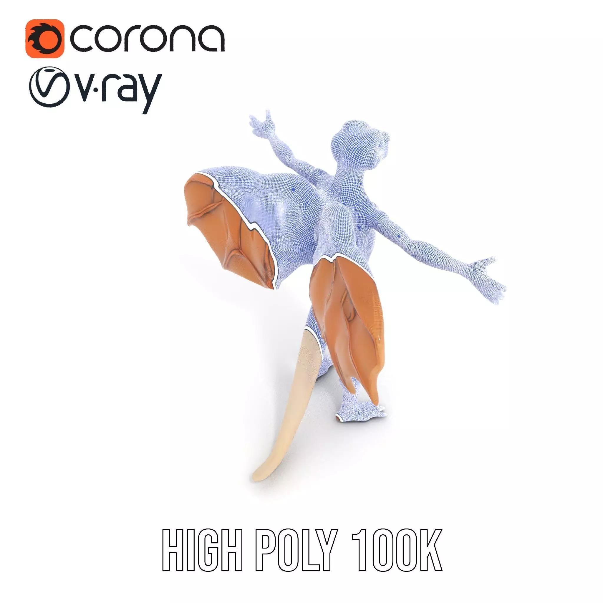 Fantasy Dragon Creature model pack Low-poly 3D model_35