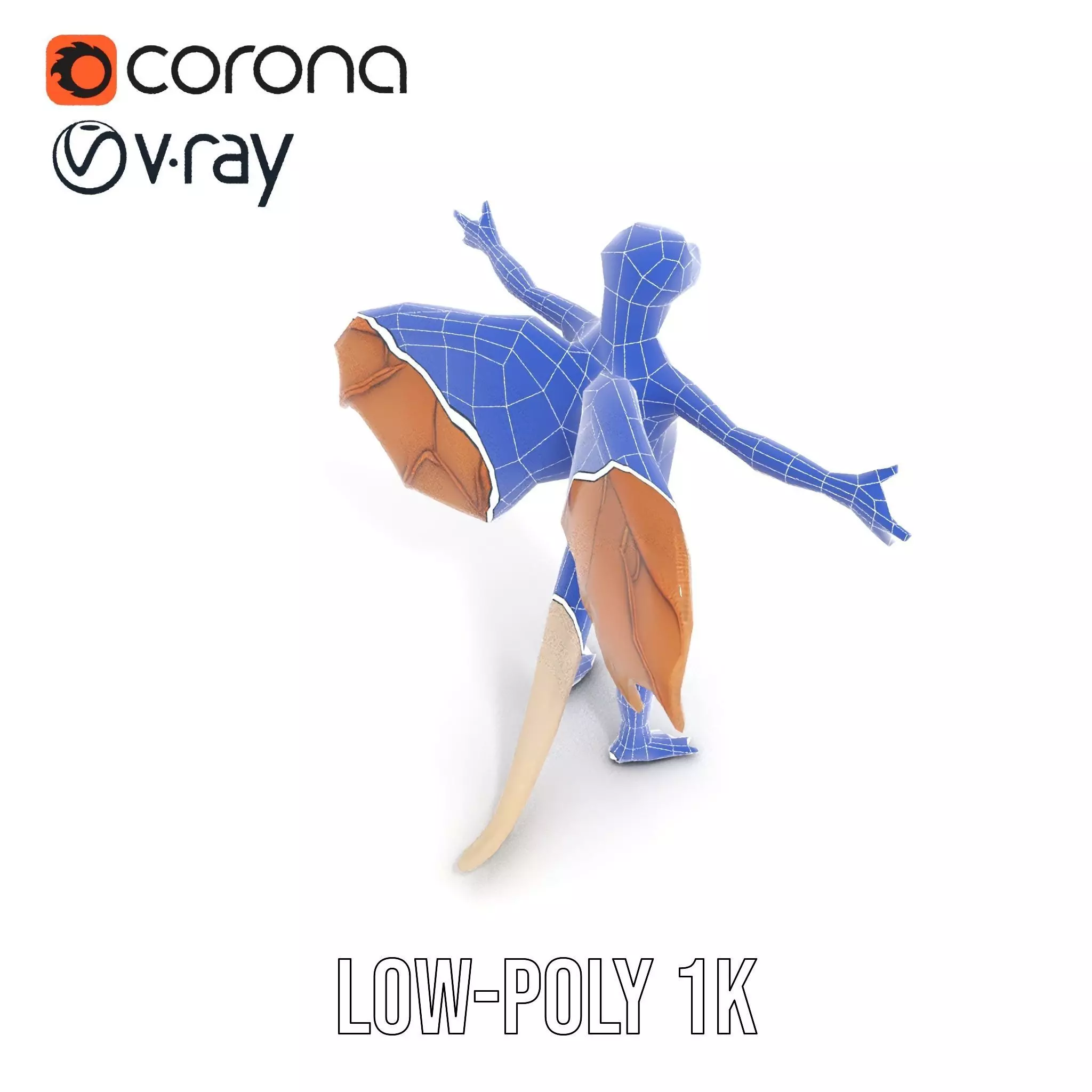 Fantasy Dragon Creature model pack Low-poly 3D model_20