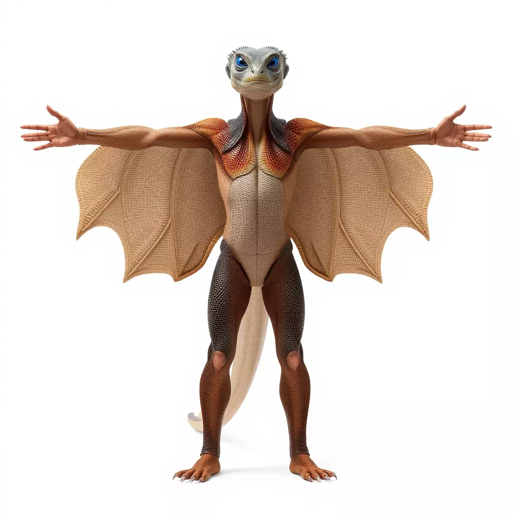 Fantasy Dragon Creature model pack Low-poly 3D model_3