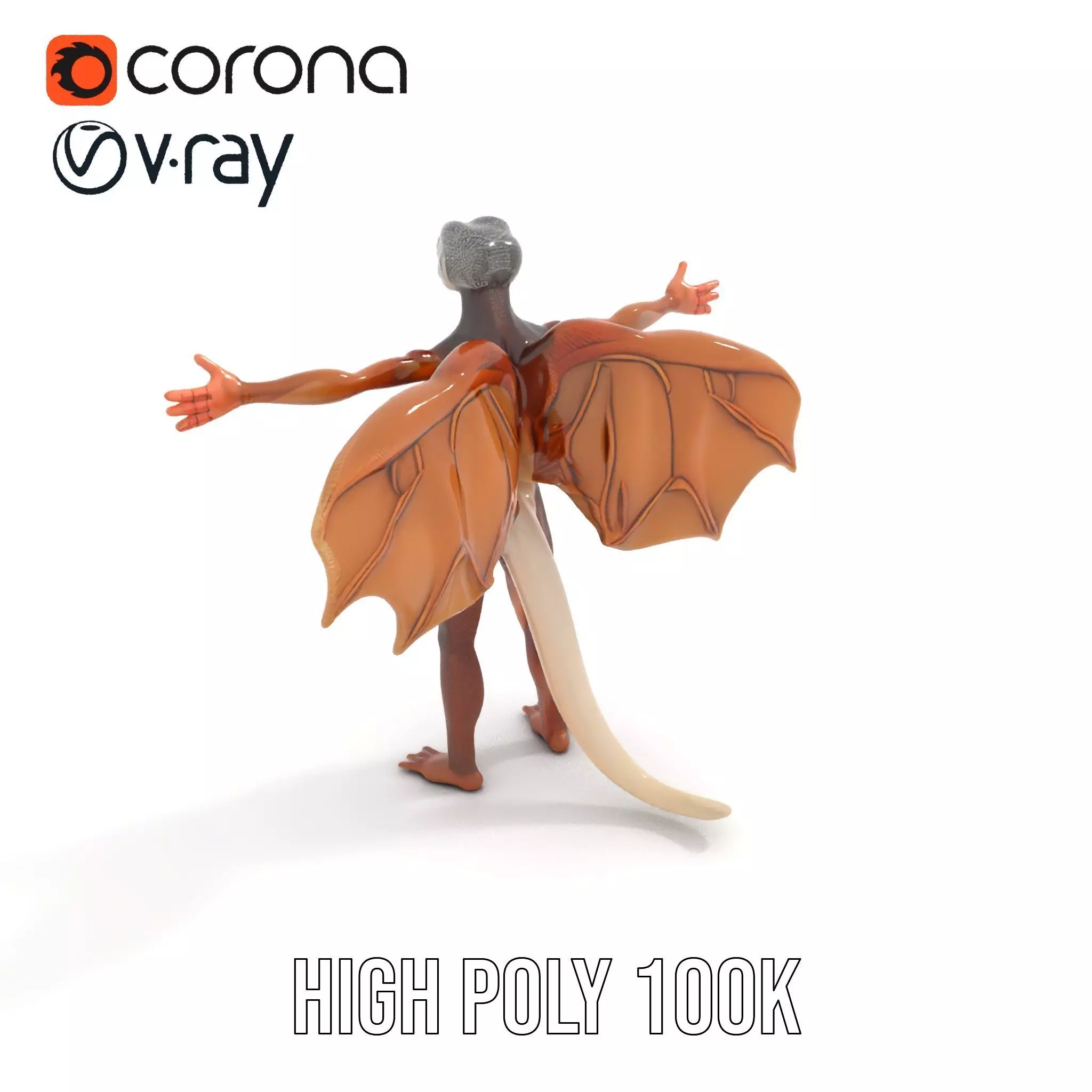Fantasy Dragon Creature model pack Low-poly 3D model_12