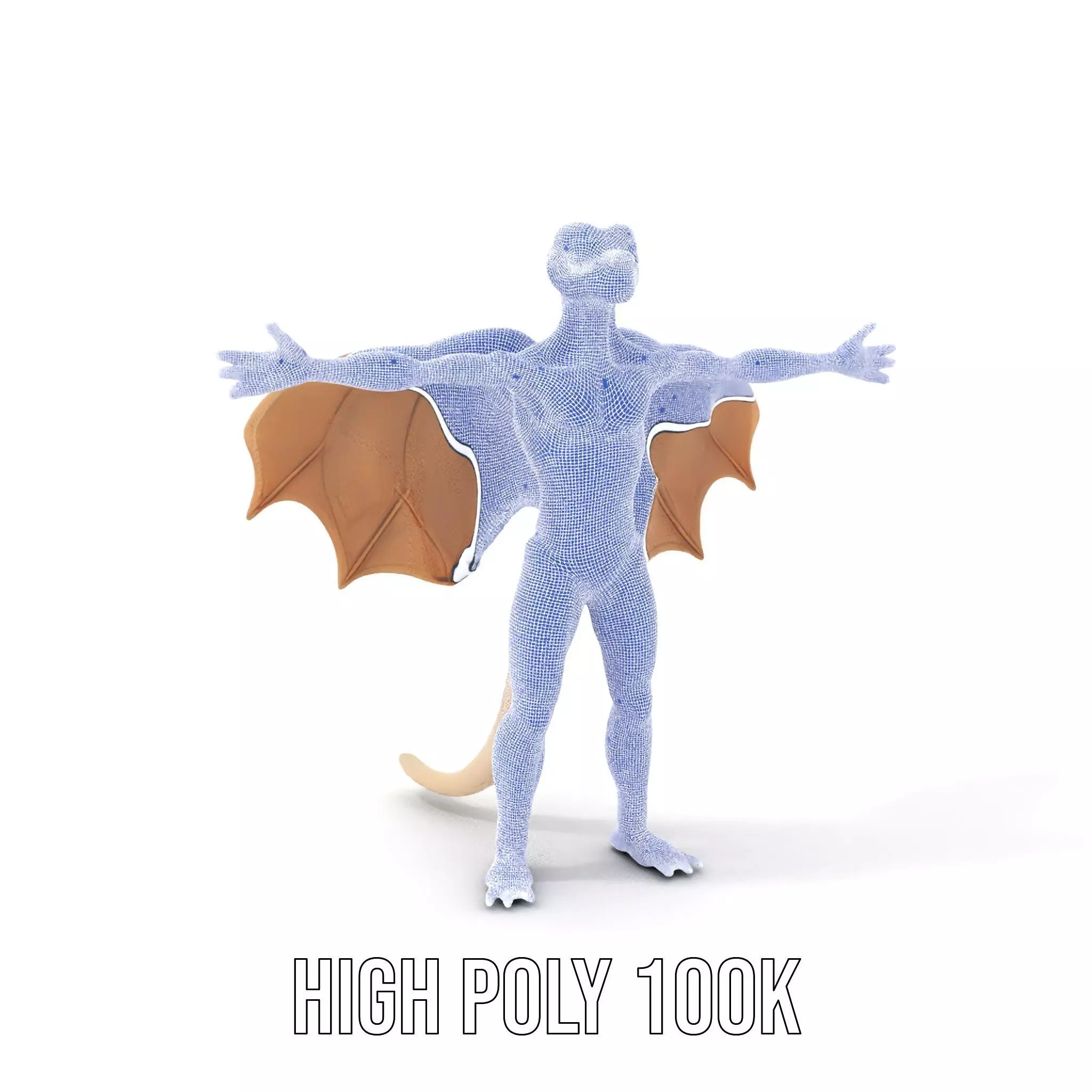 Fantasy Dragon Creature model pack Low-poly 3D model_5