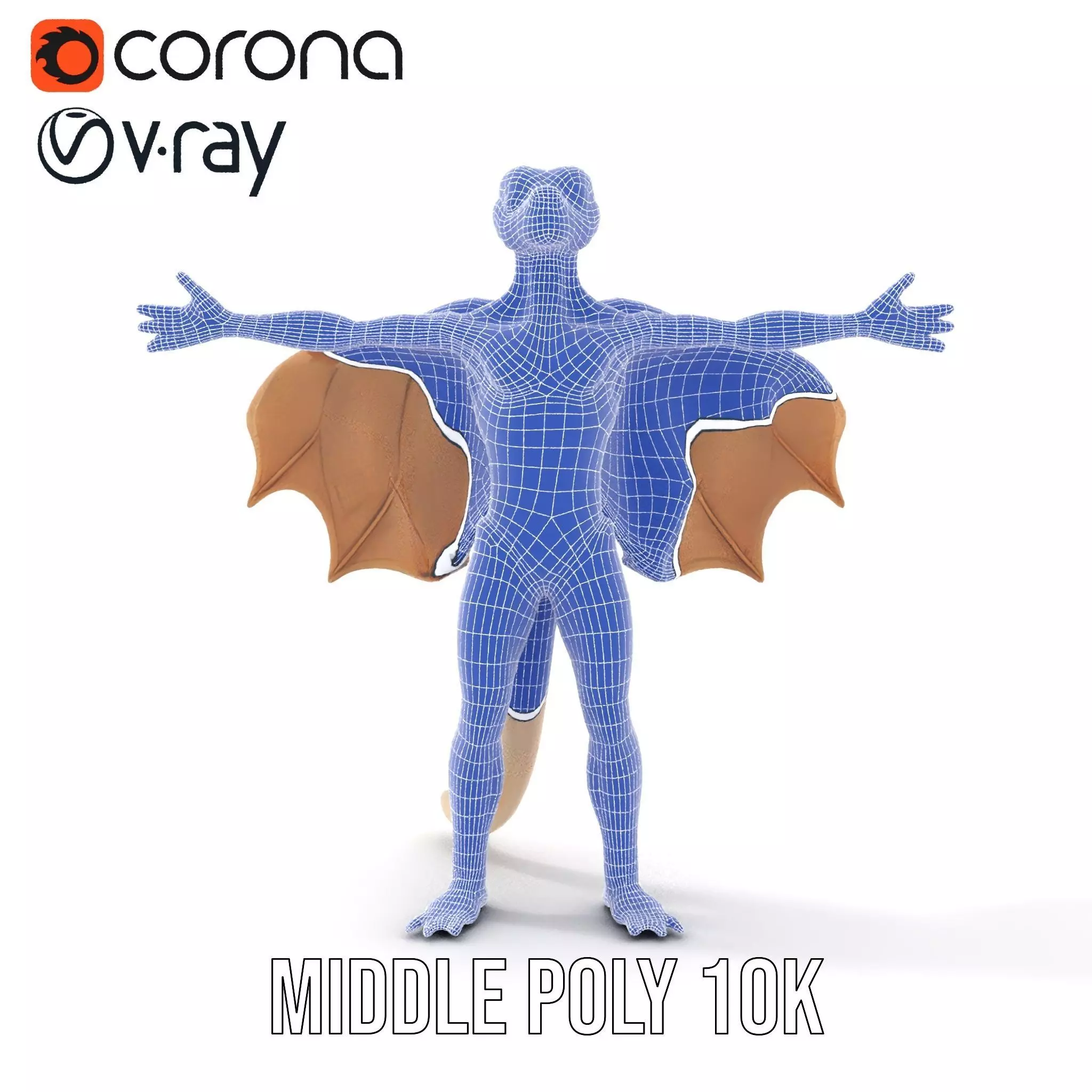 Fantasy Dragon Creature model pack Low-poly 3D model_25