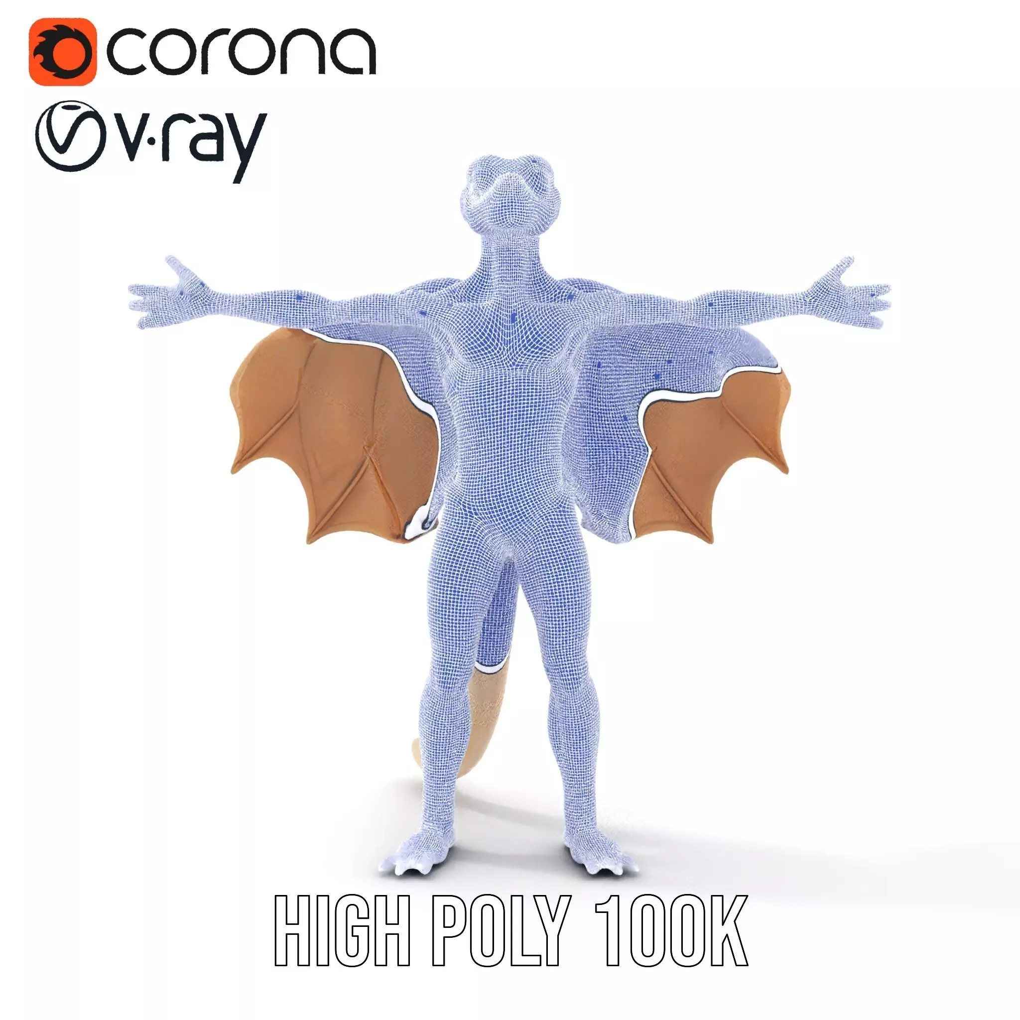 Fantasy Dragon Creature model pack Low-poly 3D model_33