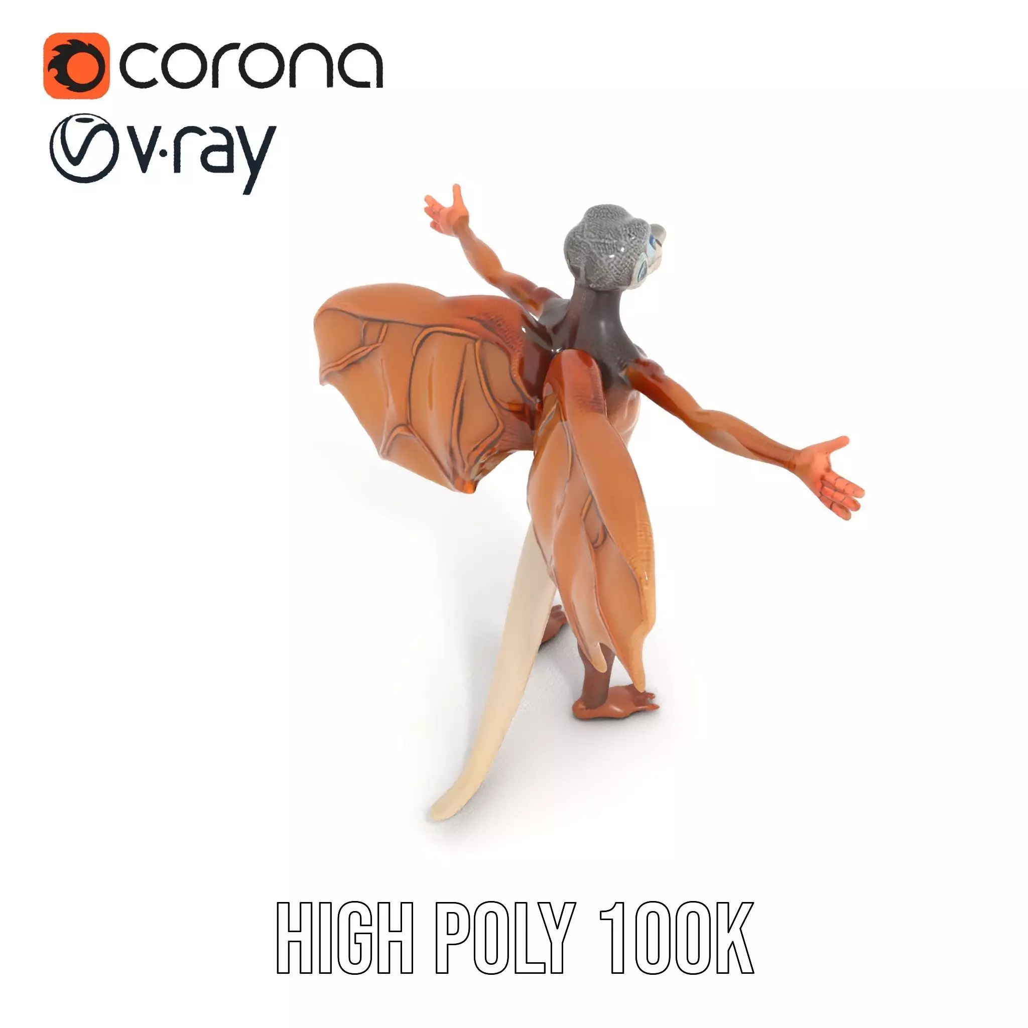 Fantasy Dragon Creature model pack Low-poly 3D model_24