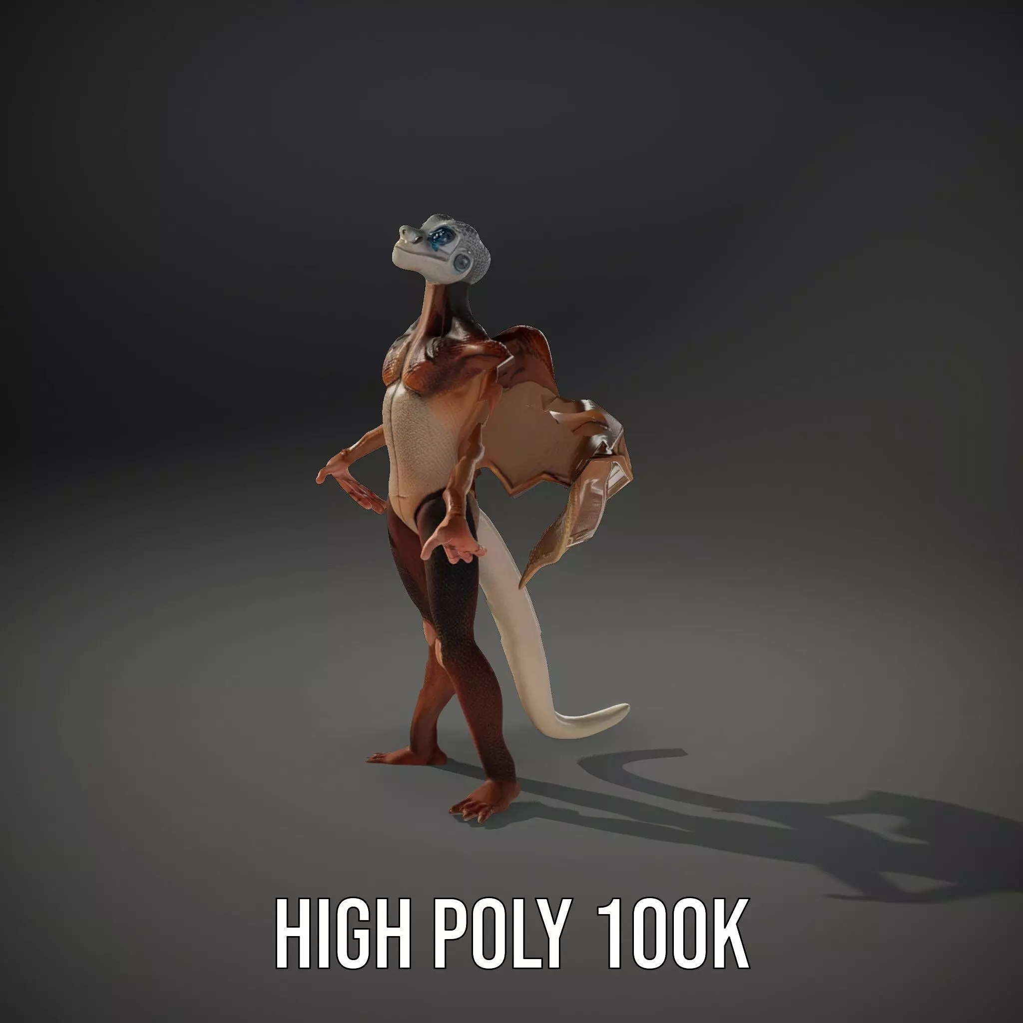 Fantasy Dragon Creature model pack Low-poly 3D model_27