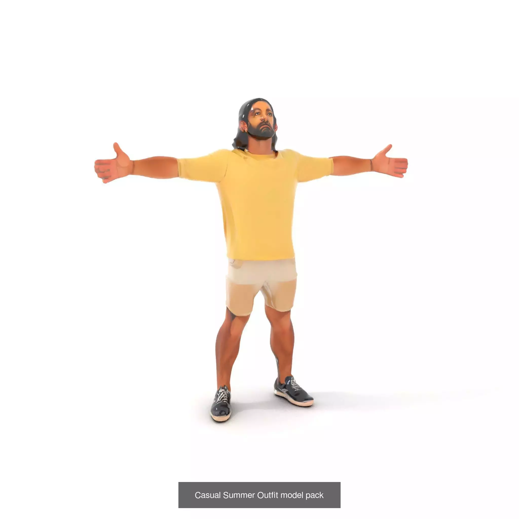 Reptilian Alien Portrait Pack 3D Model Collection_41