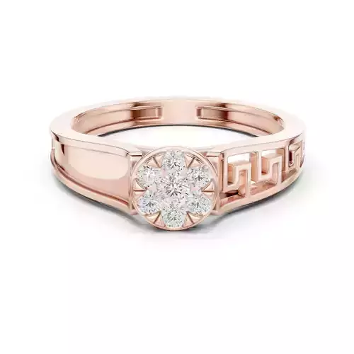 Designer Shank Round Diamond Engagement Ring 3DM STL Video