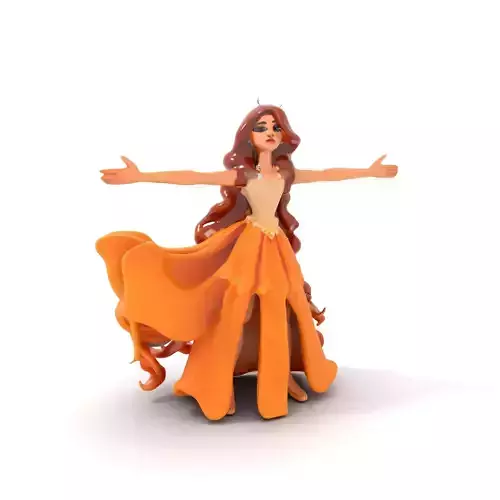 Elegant Princess Doll model pack