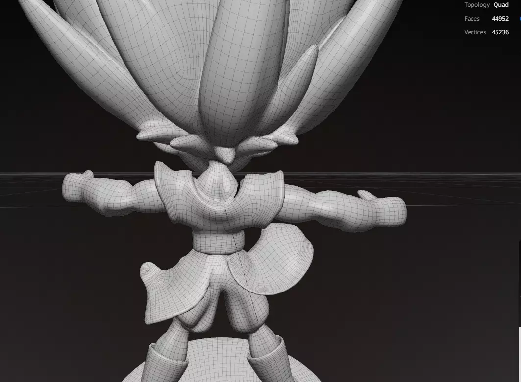 Super Saiyan Kid Goku Figurine CNC RESIN  3D print model_4