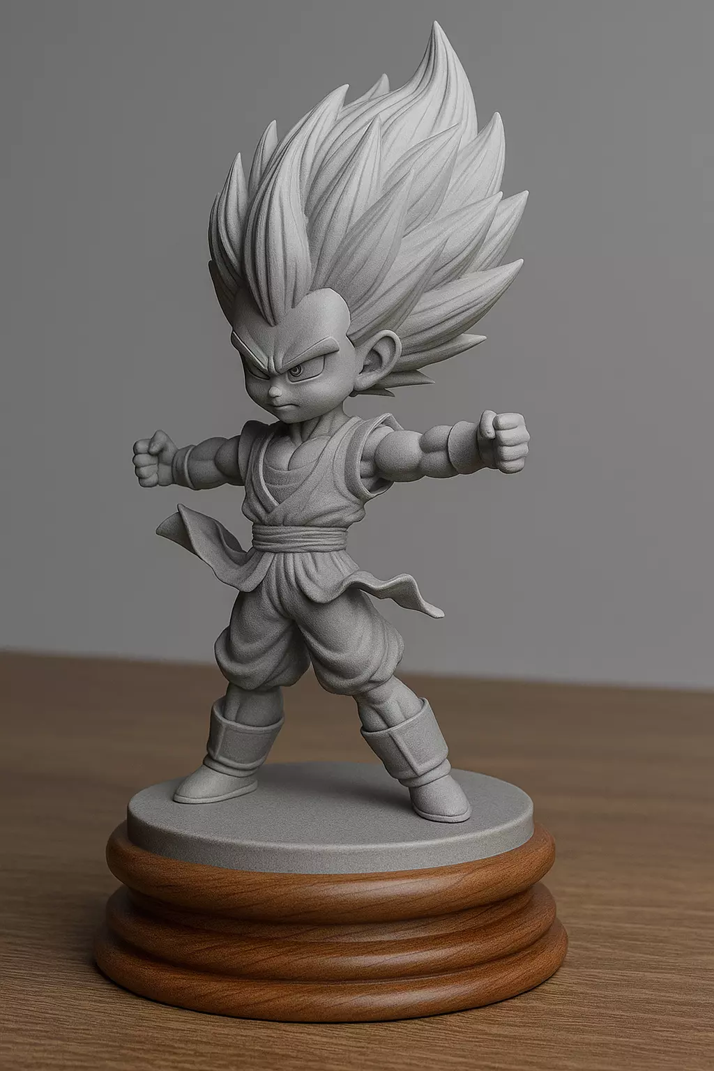Super Saiyan Kid Goku Figurine CNC RESIN  3D print model_1