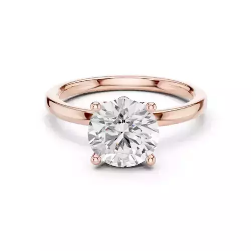 2CT Round Diamond Flower Hidden Halo Wedding Ring 3DM STL Video