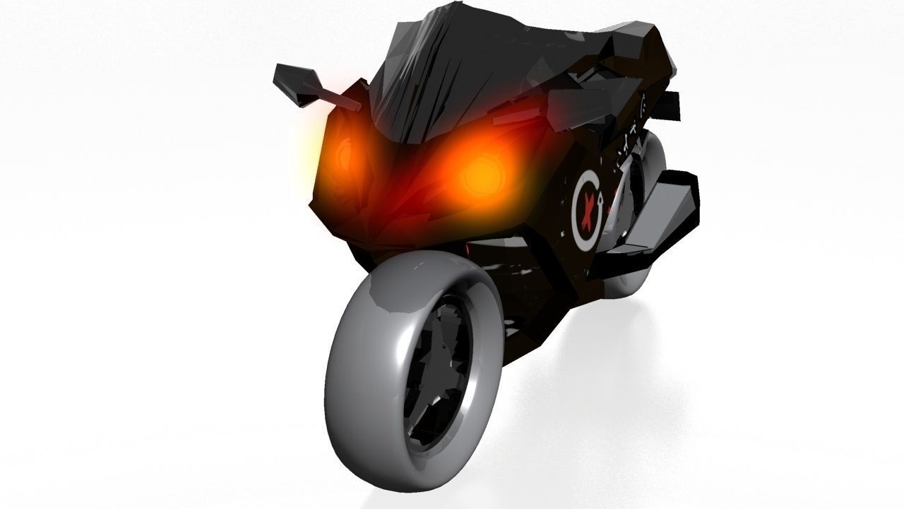 Kawasaki Ninja Zx-10r 3D model_3