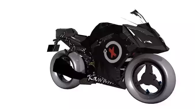 Kawasaki Ninja Zx-10r 3D model