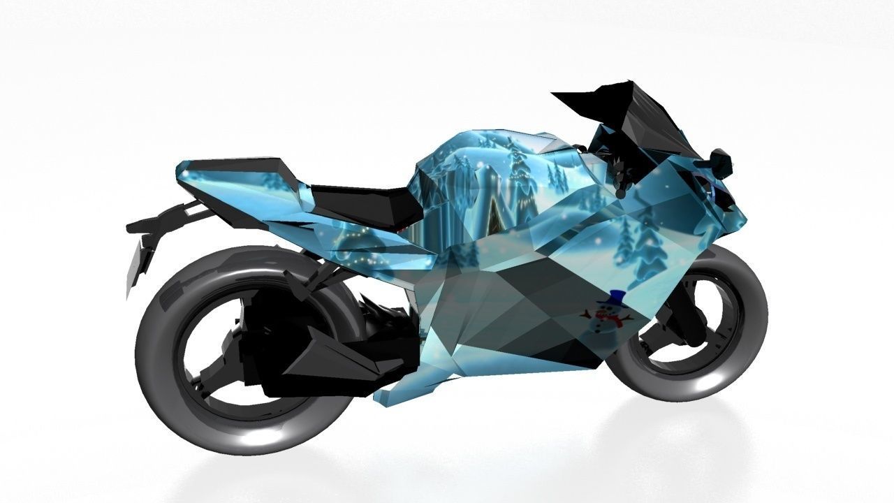 Kawasaki Ninja Zx-10r 3D model_17