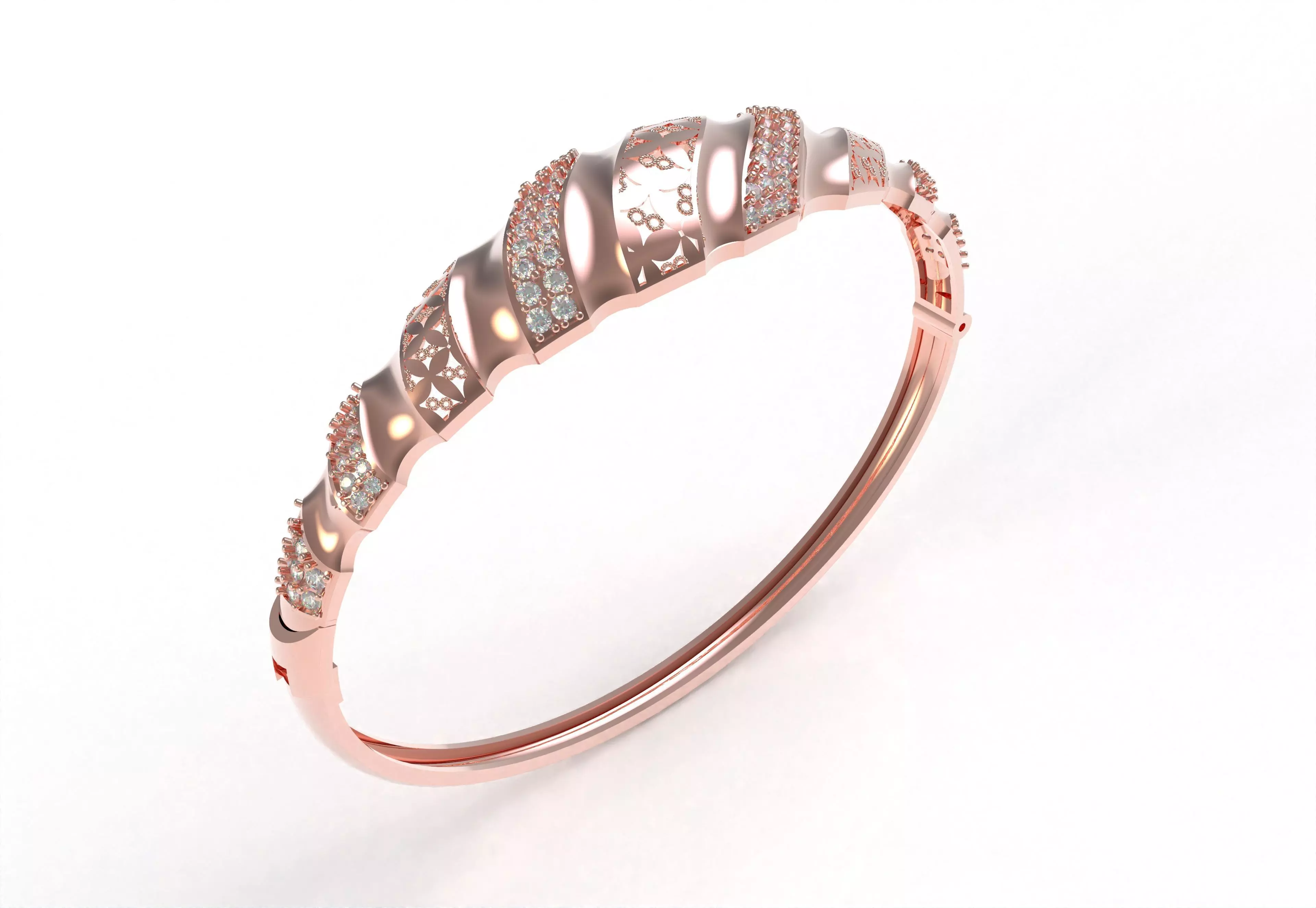 Art Deco Bracelet 45 3D print model_18