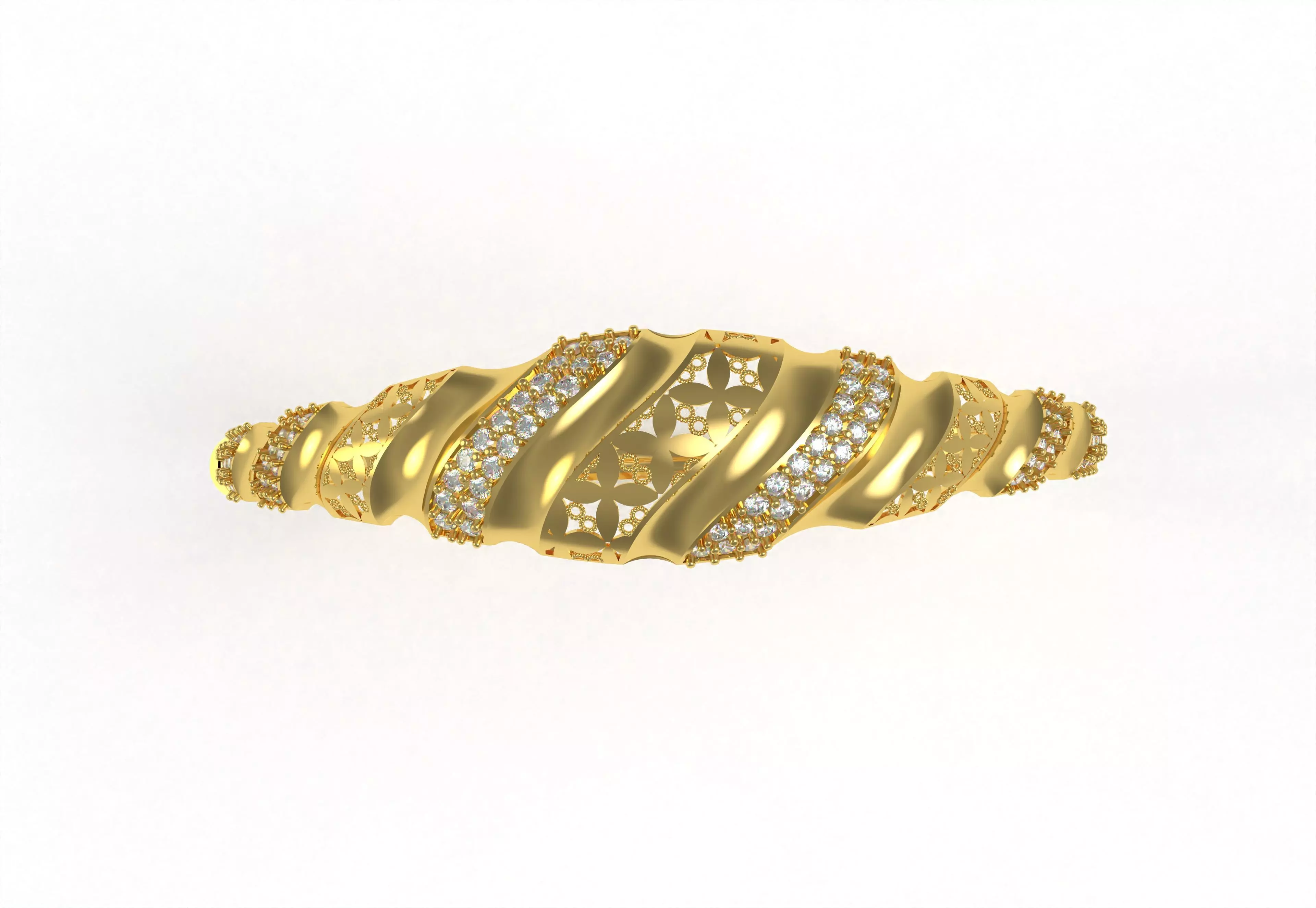 Art Deco Bracelet 45 3D print model_30