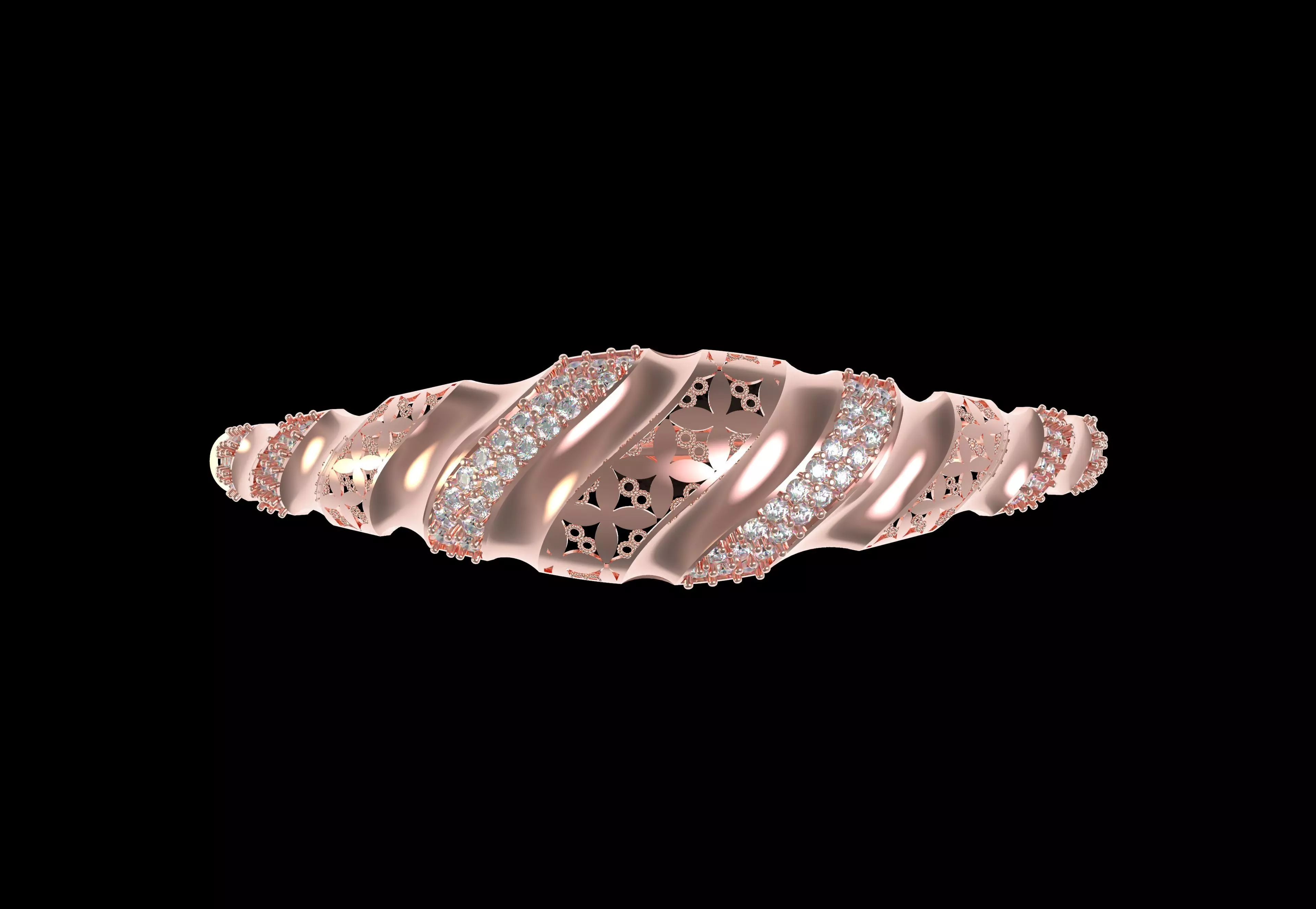 Art Deco Bracelet 45 3D print model_21