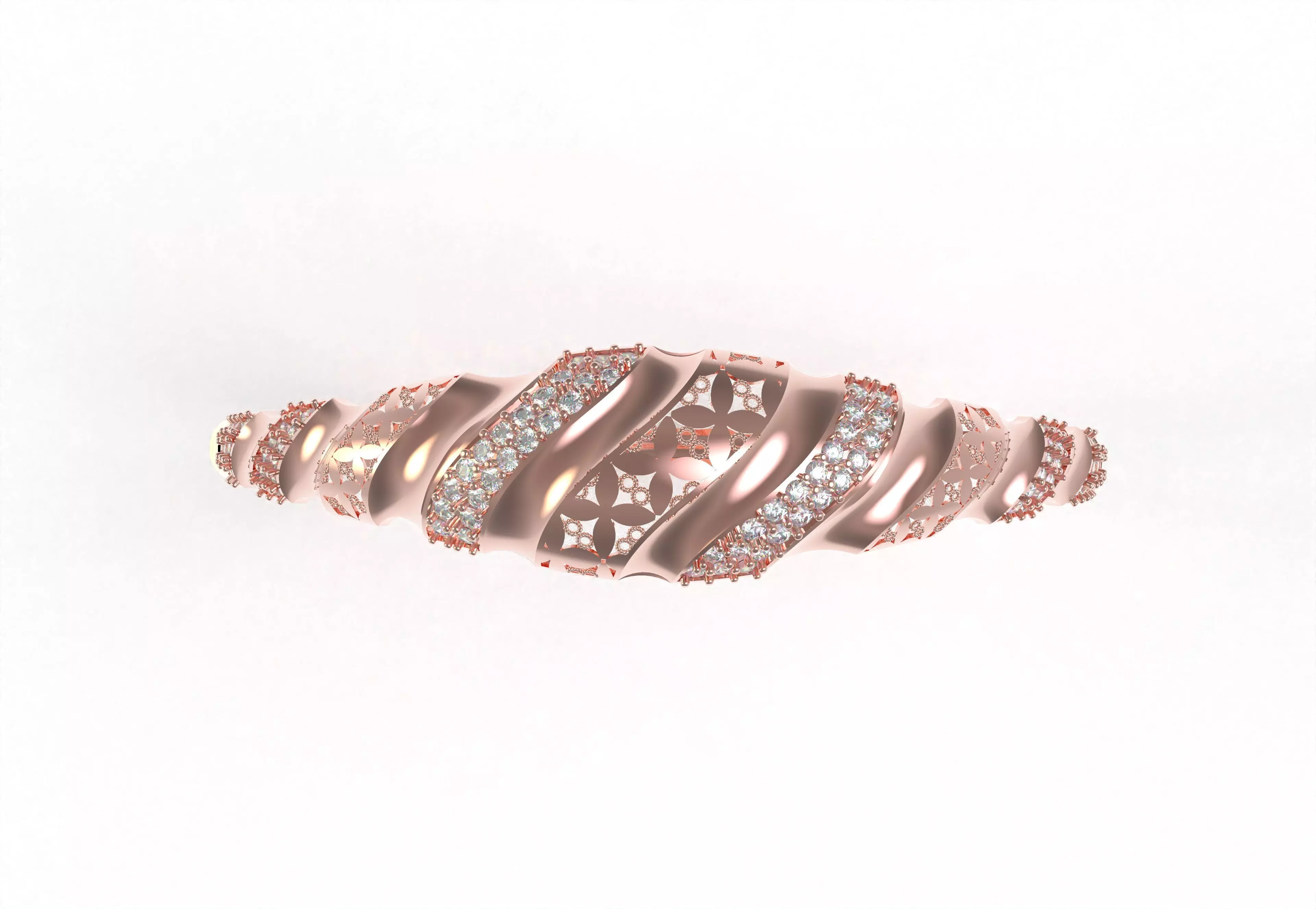 Art Deco Bracelet 45 3D print model_20