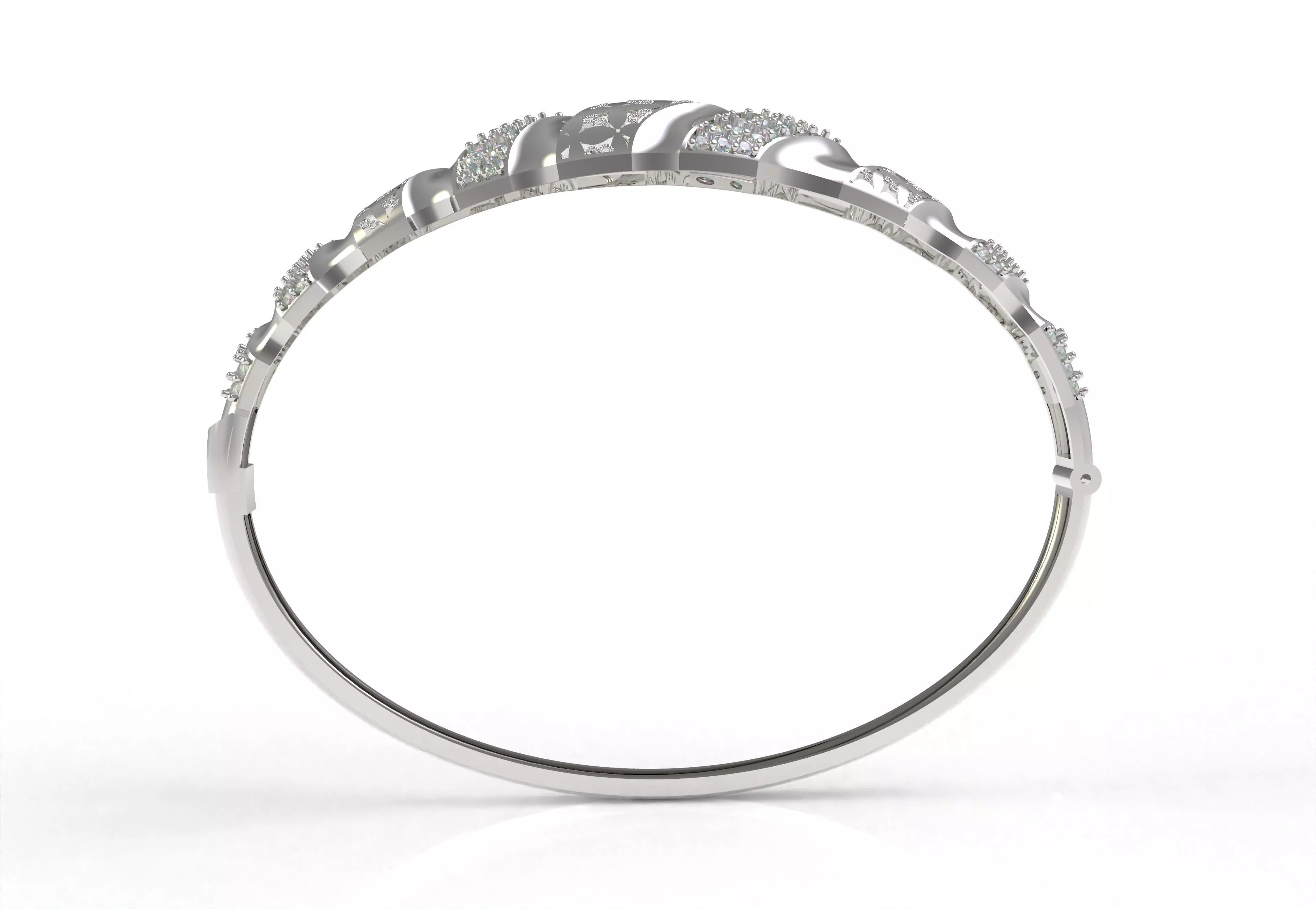 Art Deco Bracelet 45 3D print model_9