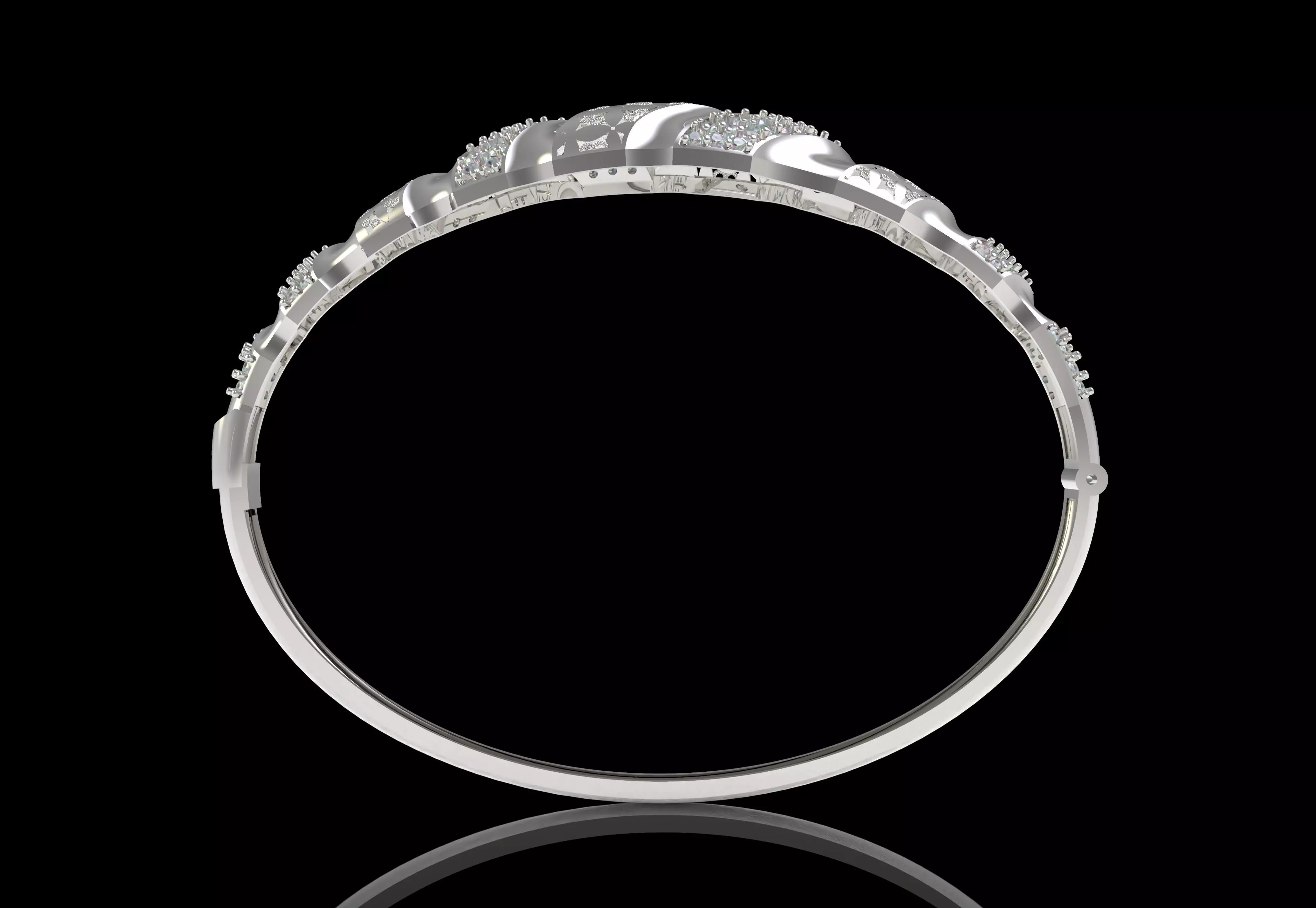 Art Deco Bracelet 45 3D print model_14