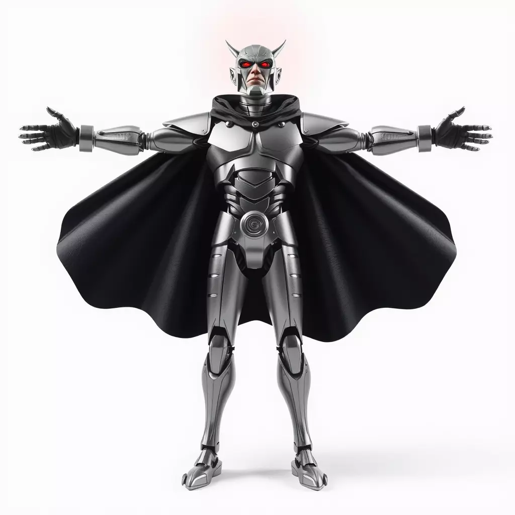 Futuristic Robot Cape model pack Low-poly 3D model_3