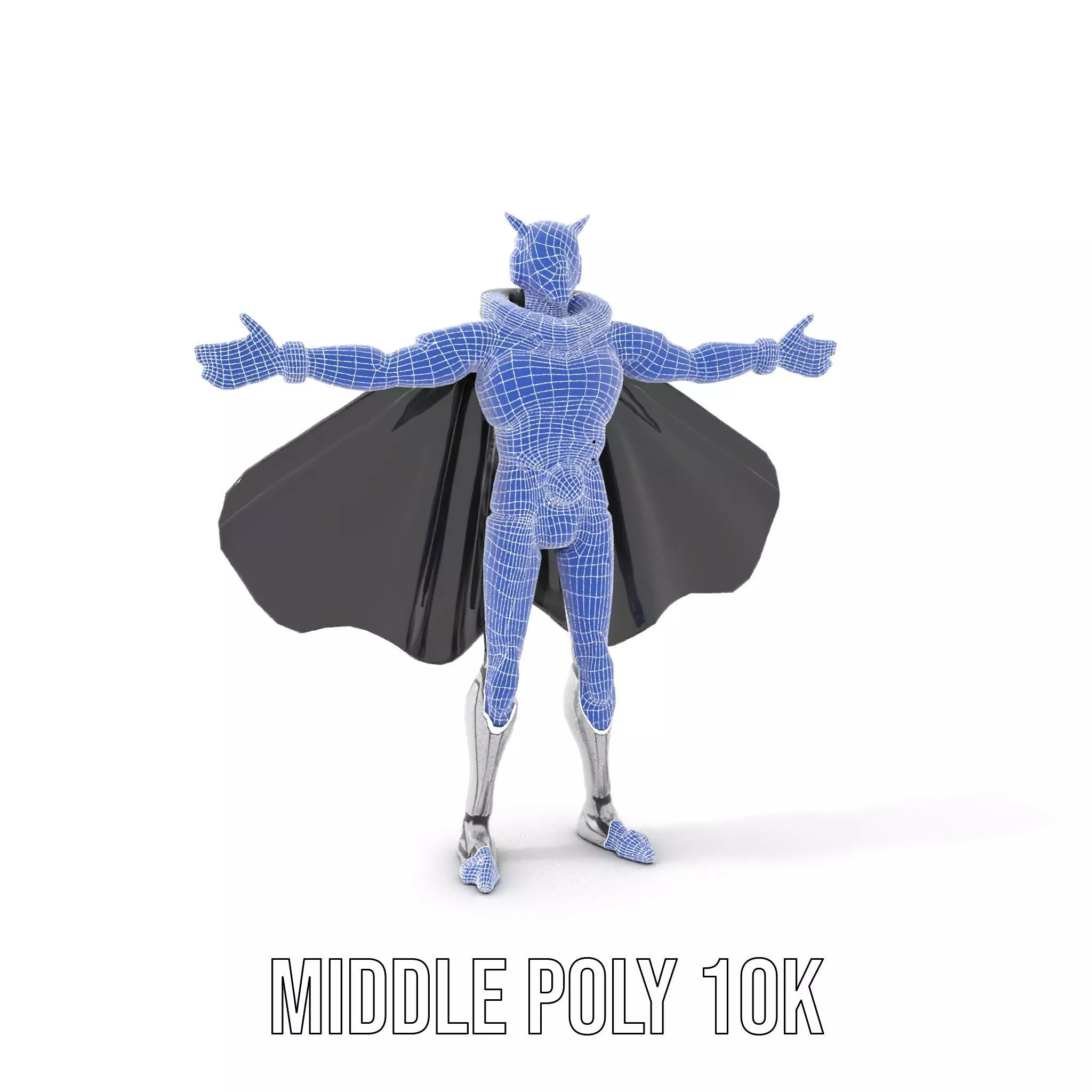 Futuristic Robot Cape model pack Low-poly 3D model_16