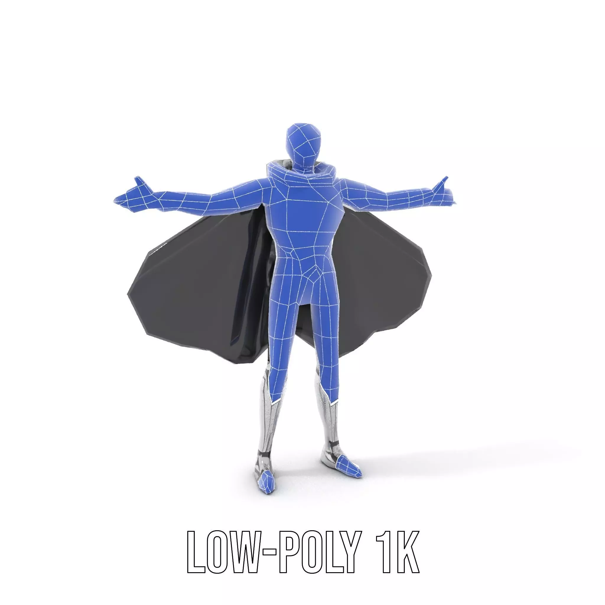 Futuristic Robot Cape model pack Low-poly 3D model_29