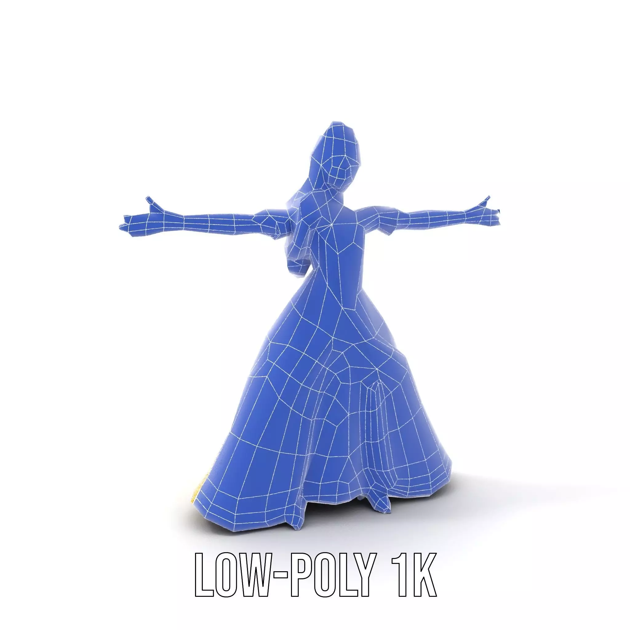 Elegant Princess Character model pack Low-poly 3D model_20